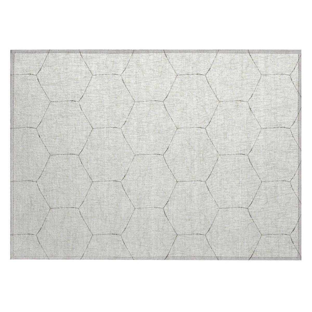 Machine Washable Indoor/ Outdoor Mosaic Geo Chantille Rug