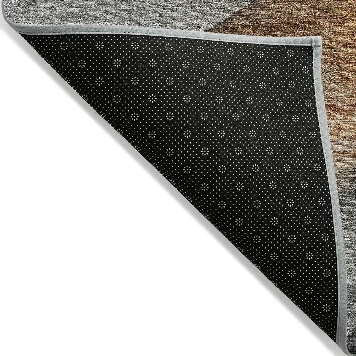 Machine Washable Indoor/ Outdoor Ombre Waves Chantille Rug