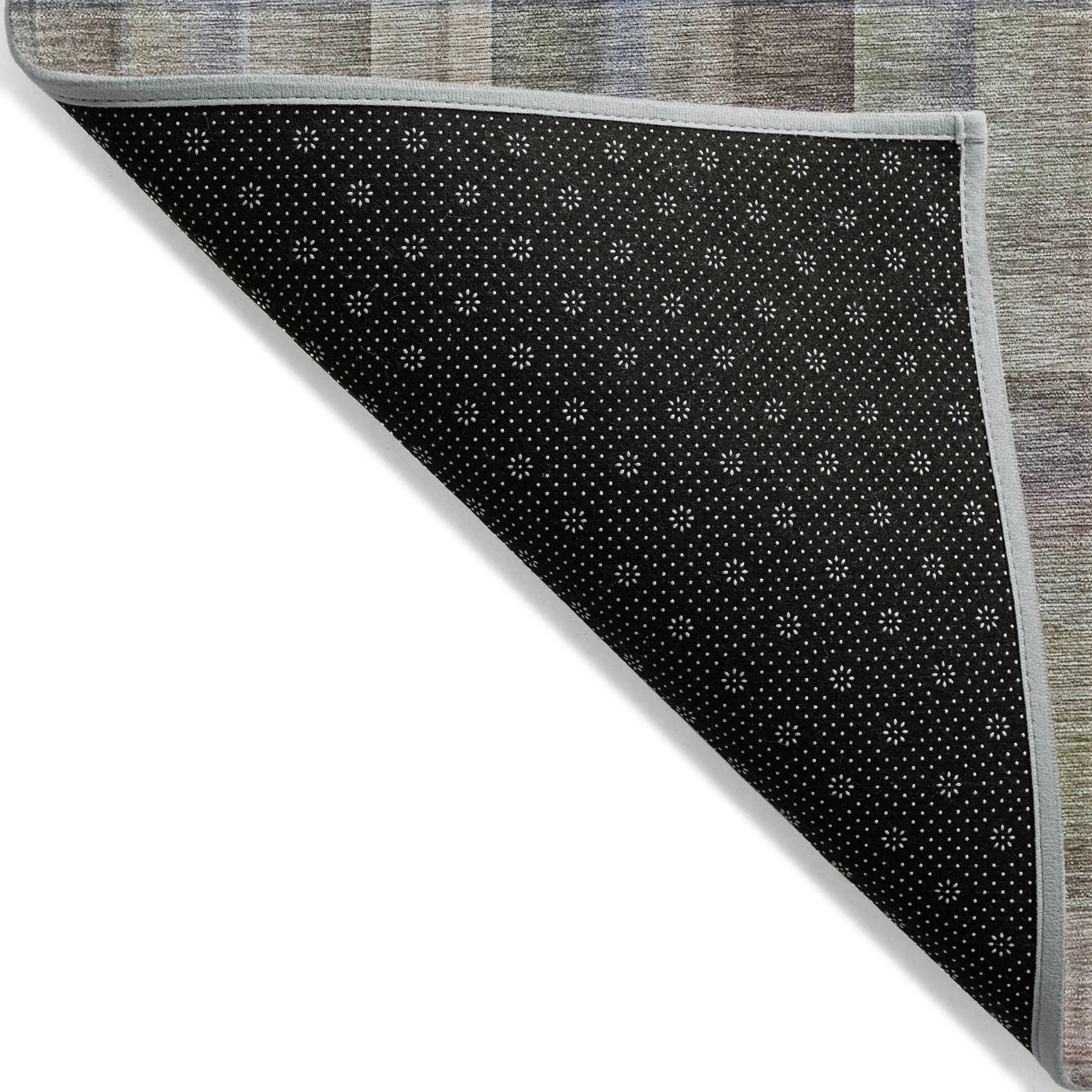 Machine Washable Indoor/ Outdoor Plaid Chantille Rug