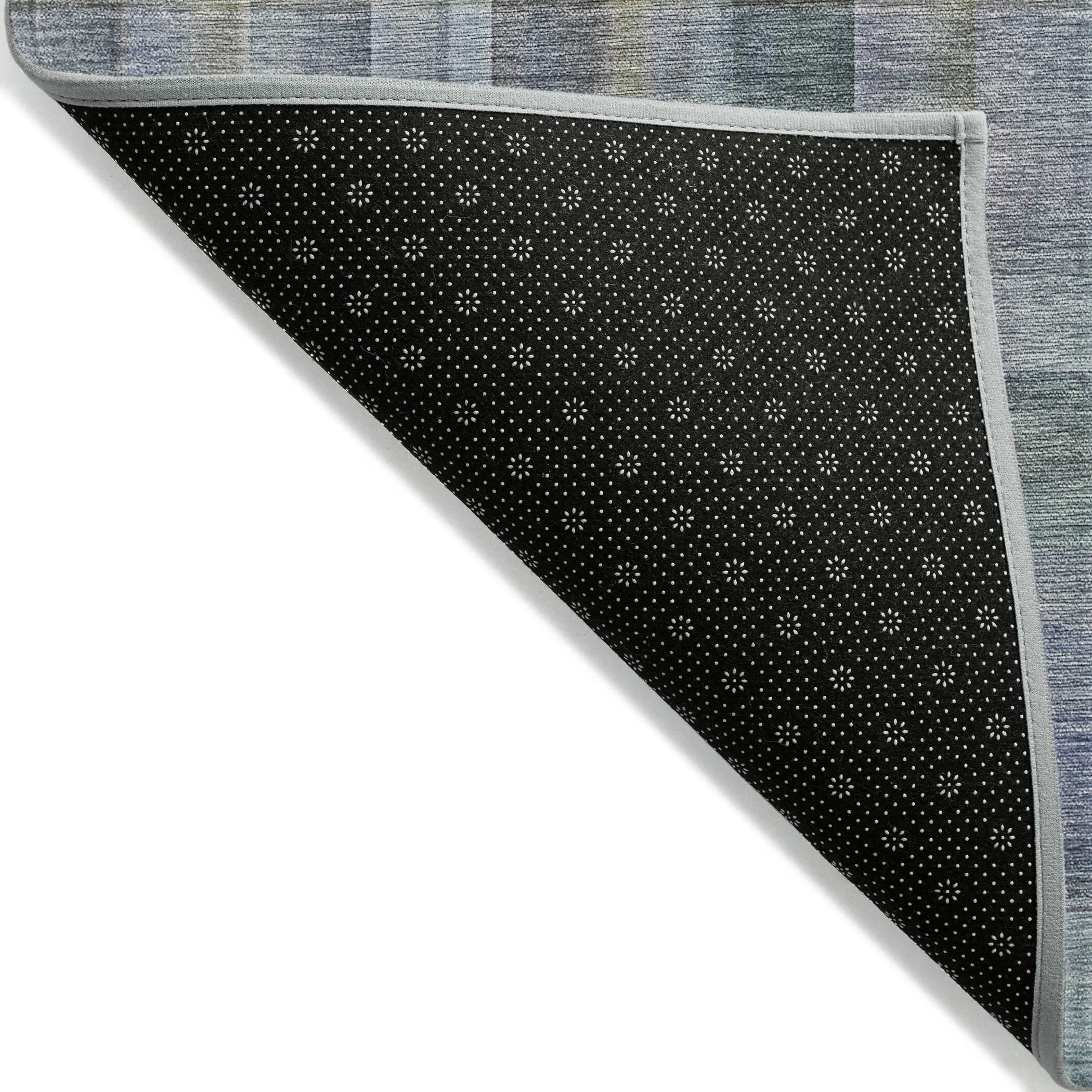 Machine Washable Indoor/ Outdoor Plaid Chantille Rug