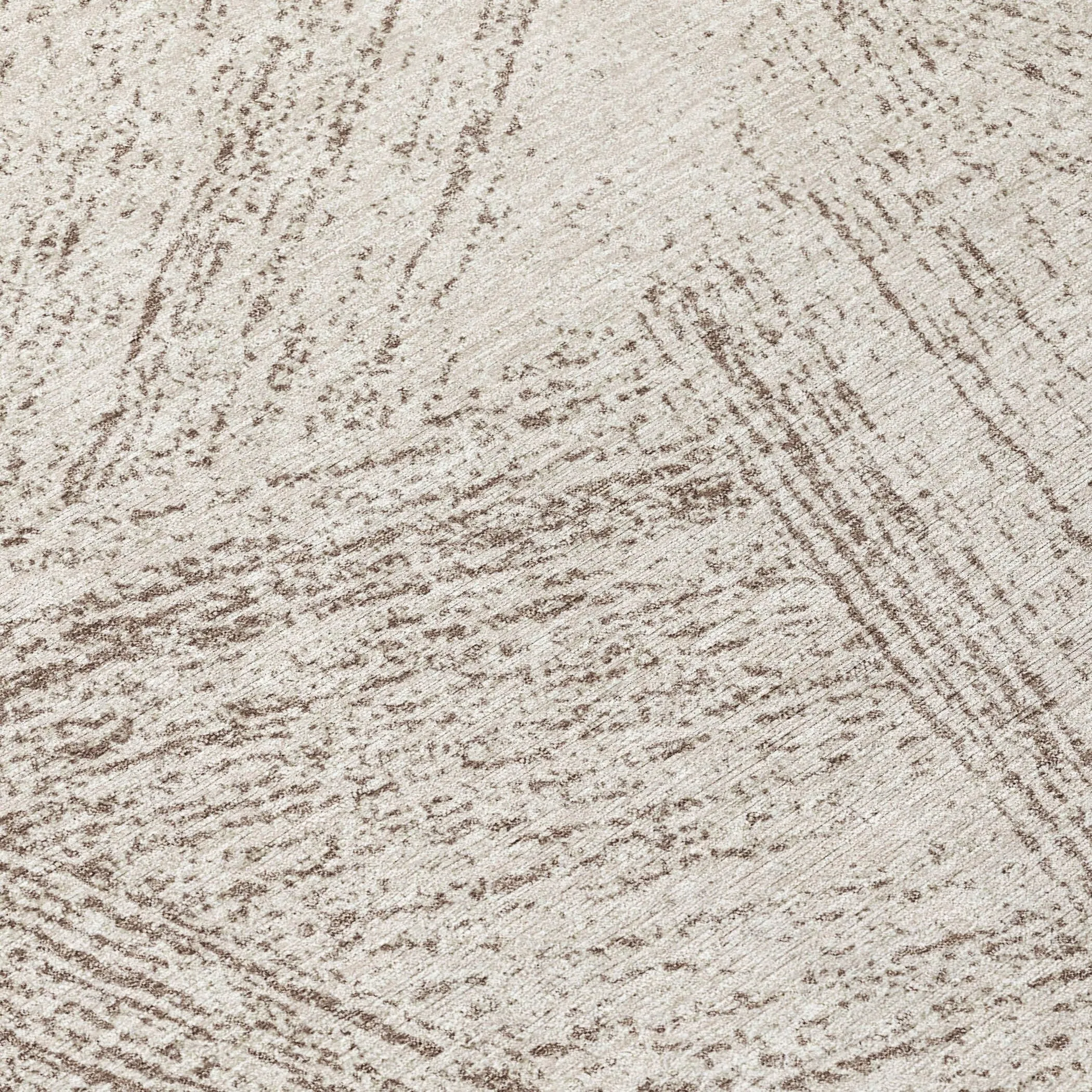 Machine Washable Indoor/ Outdoor Solid Geo Chantille Rug