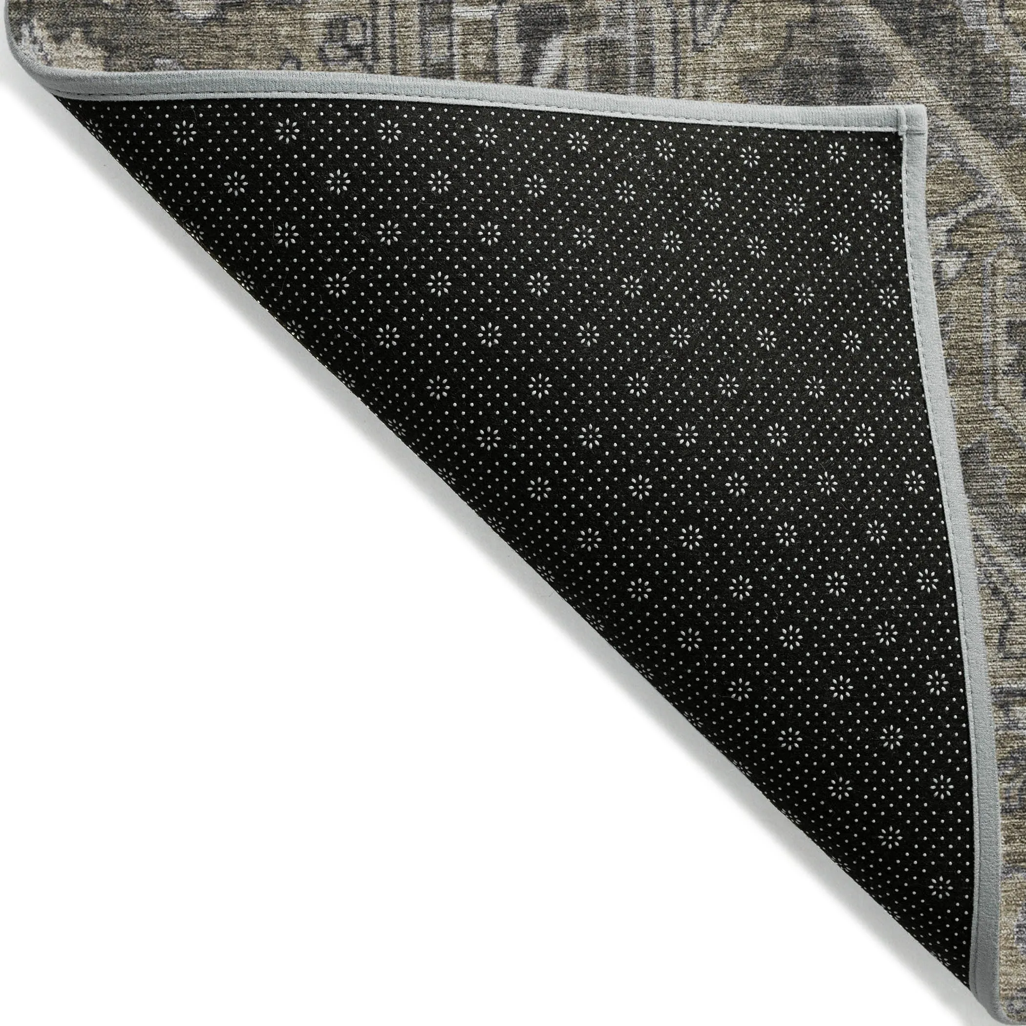 Machine Washable Indoor/ Outdoor Traditional Boho Chantille Rug