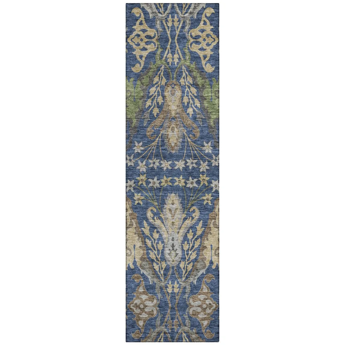 Machine Washable Indoor/ Outdoor Traditional Craftsman Chantille Rug