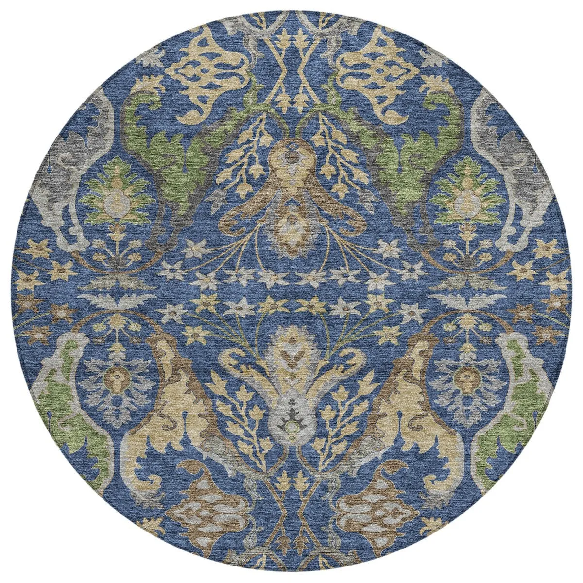 Machine Washable Indoor/ Outdoor Traditional Craftsman Chantille Rug