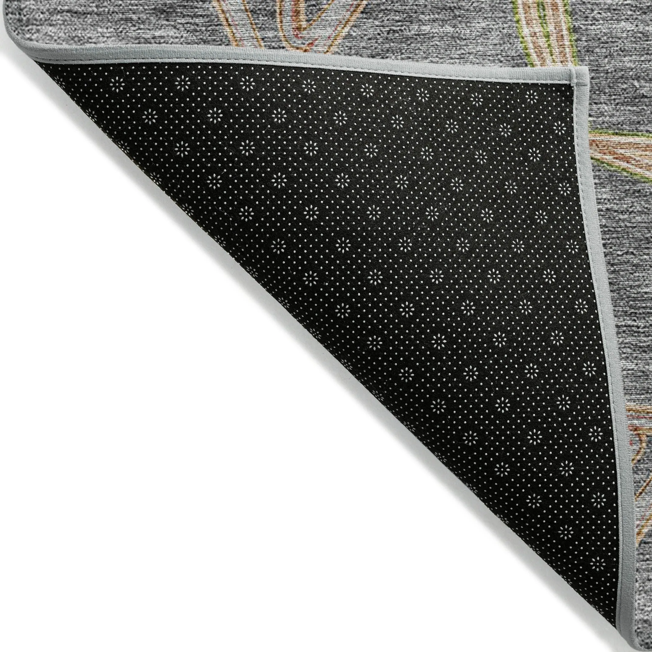 Machine Washable Indoor/ Outdoor Transitional Links Chantille Rug