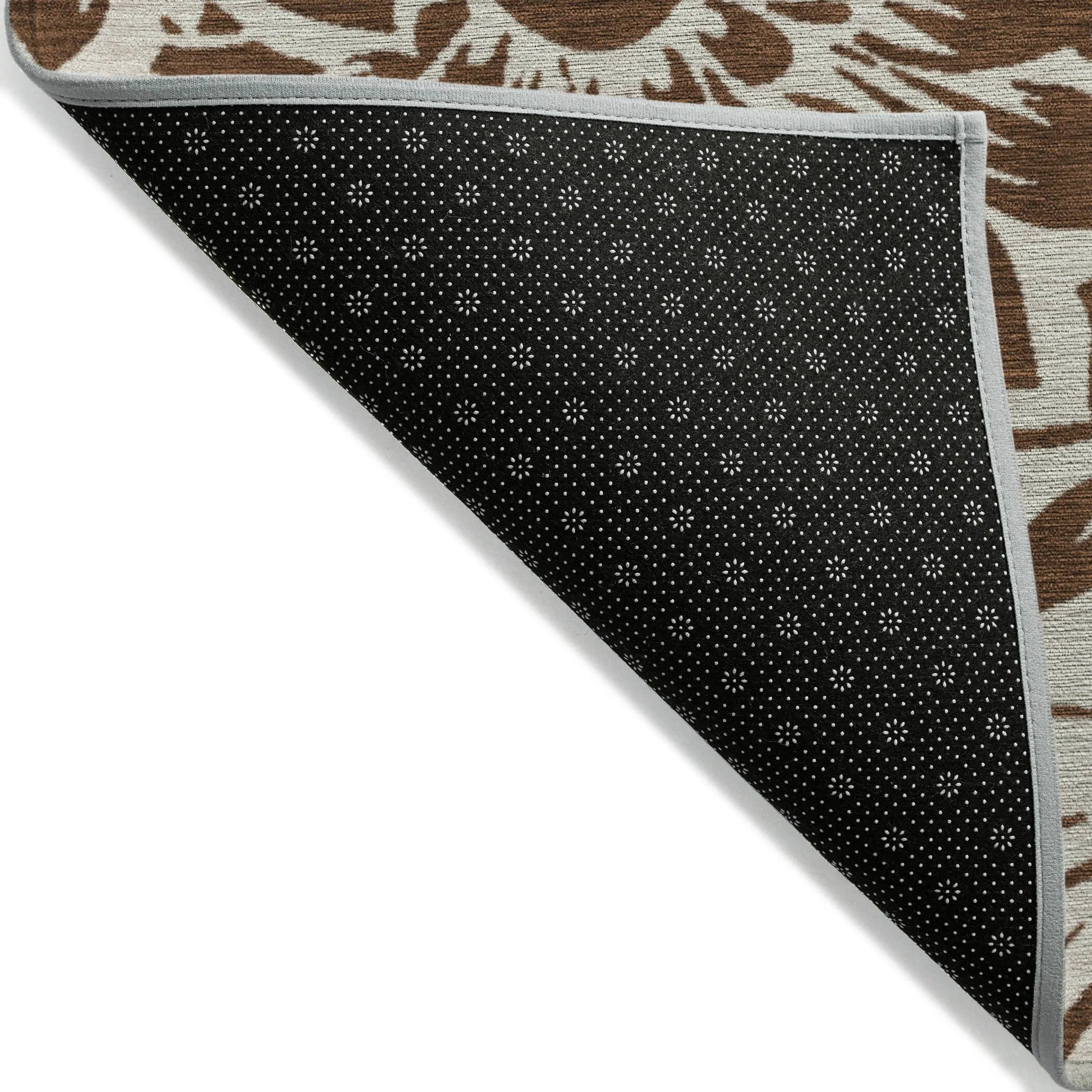 Machine Washable Indoor/ Outdoor Whimsy Floral Chantille Rug