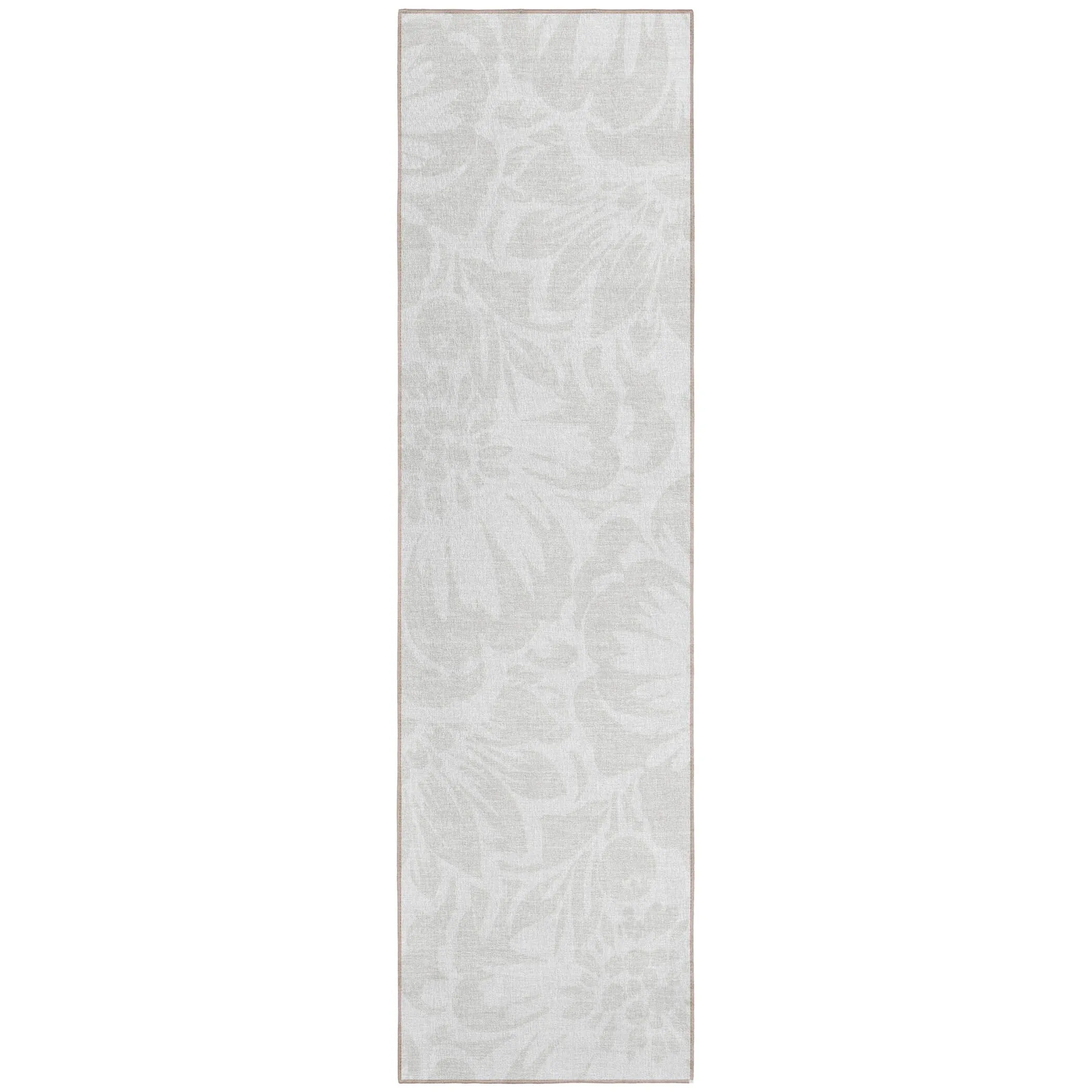 Machine Washable Indoor/ Outdoor Whimsy Floral Chantille Rug