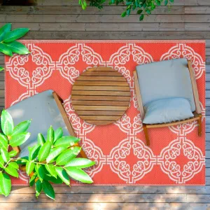 Marrakech Design 100% Eco-friendly Lightweight Plastic Outdoor Mat/Rug