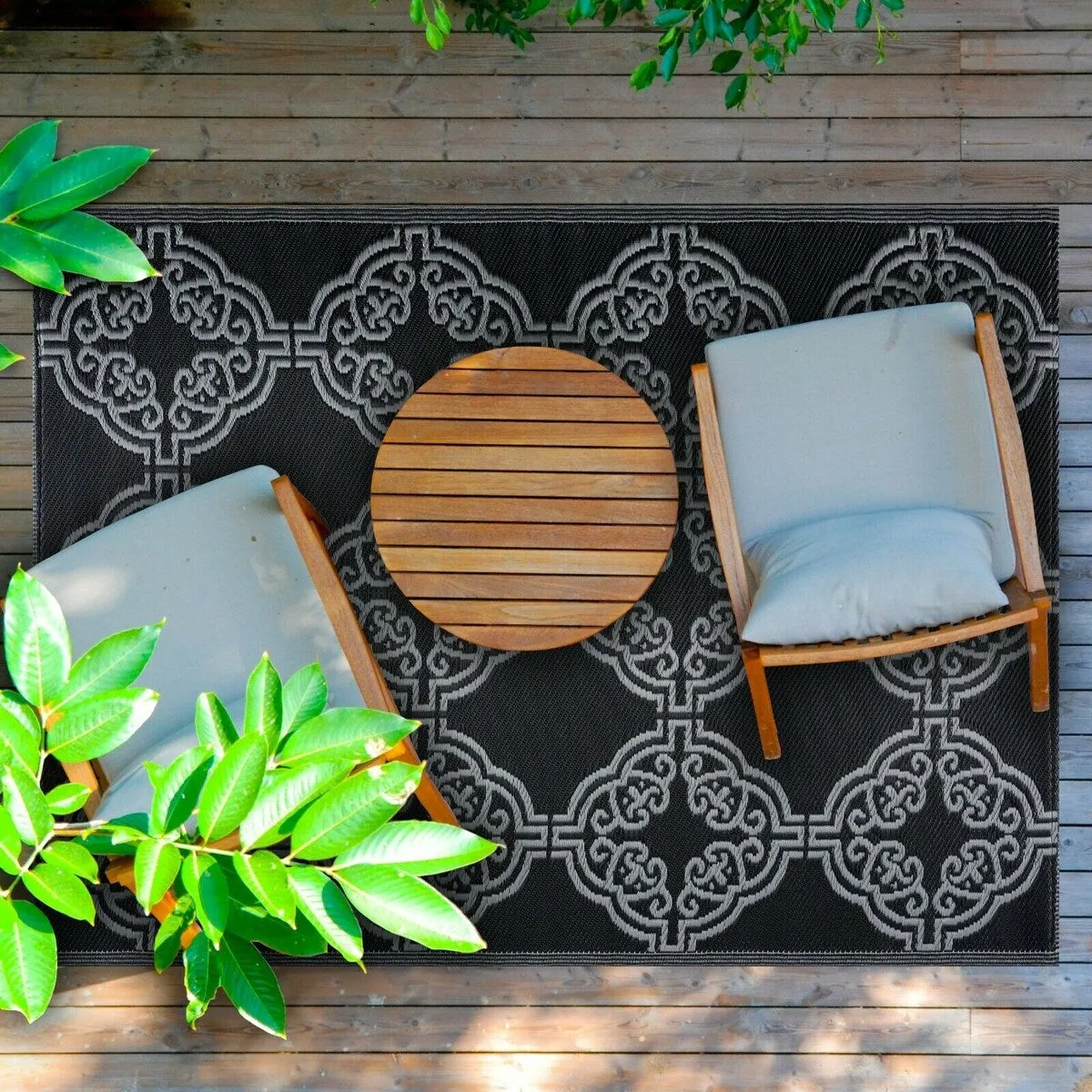 Marrakech Design 100% Eco-friendly Lightweight Plastic Outdoor Mat/Rug