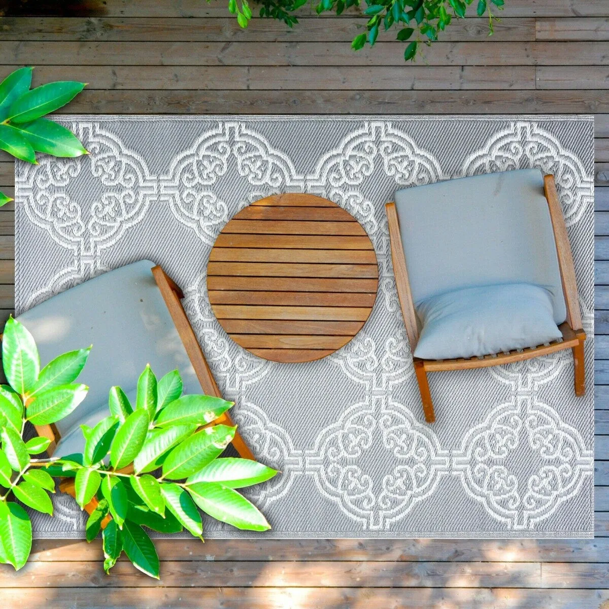 Marrakech Design 100% Eco-friendly Lightweight Plastic Outdoor Mat/Rug