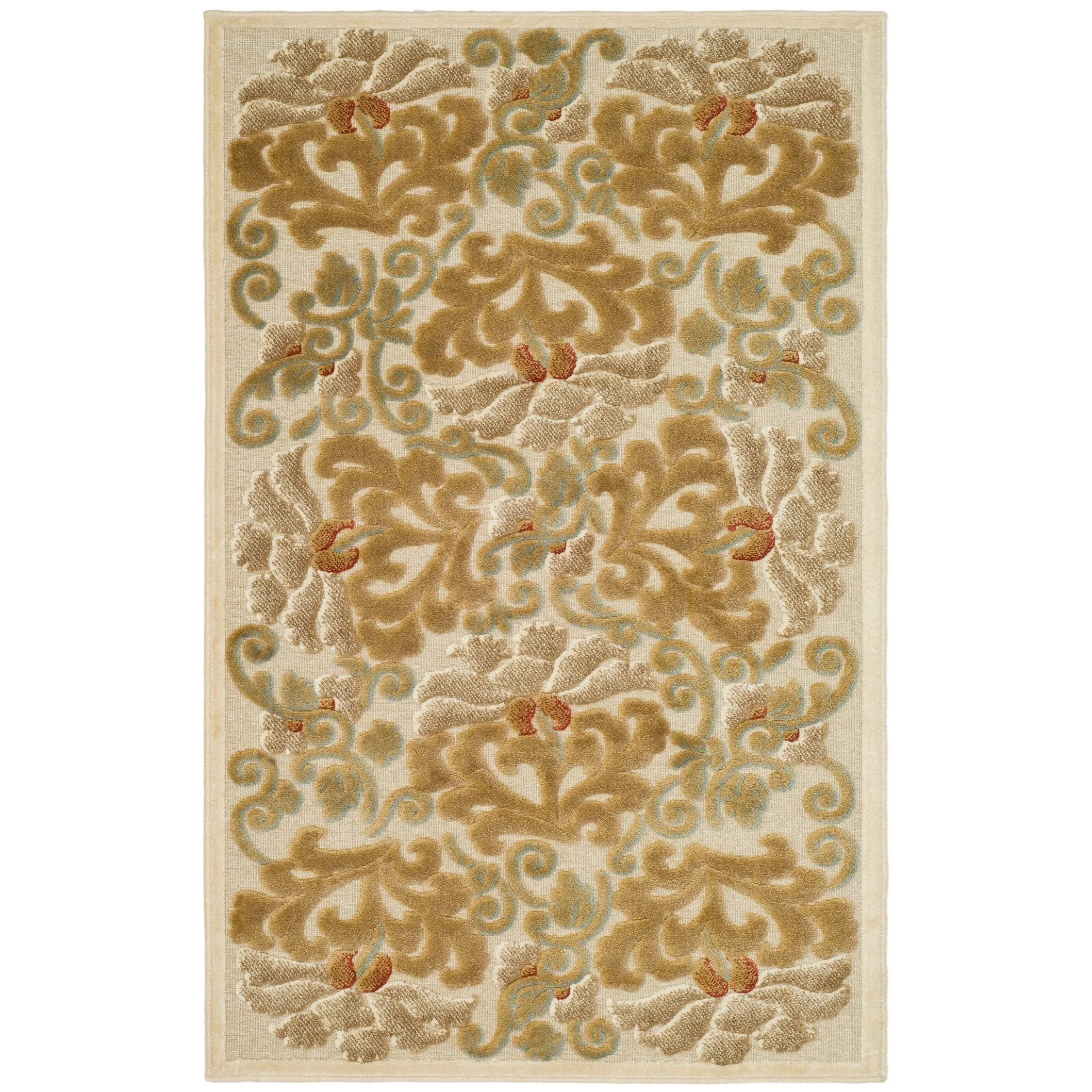 Martha Stewart by SAFAVIEH Handmade Floating Dahlia Viscose Rug