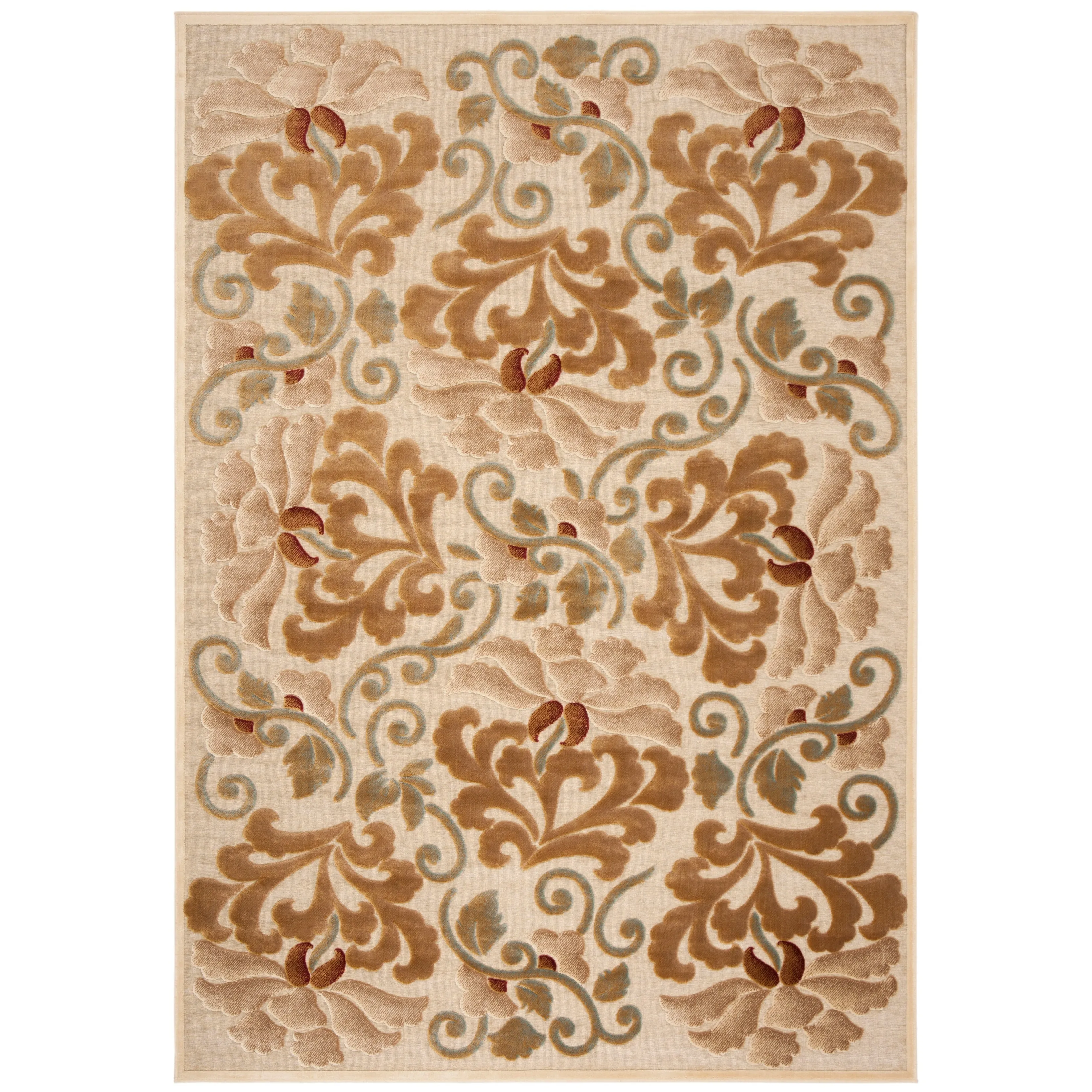 Martha Stewart by SAFAVIEH Handmade Floating Dahlia Viscose Rug
