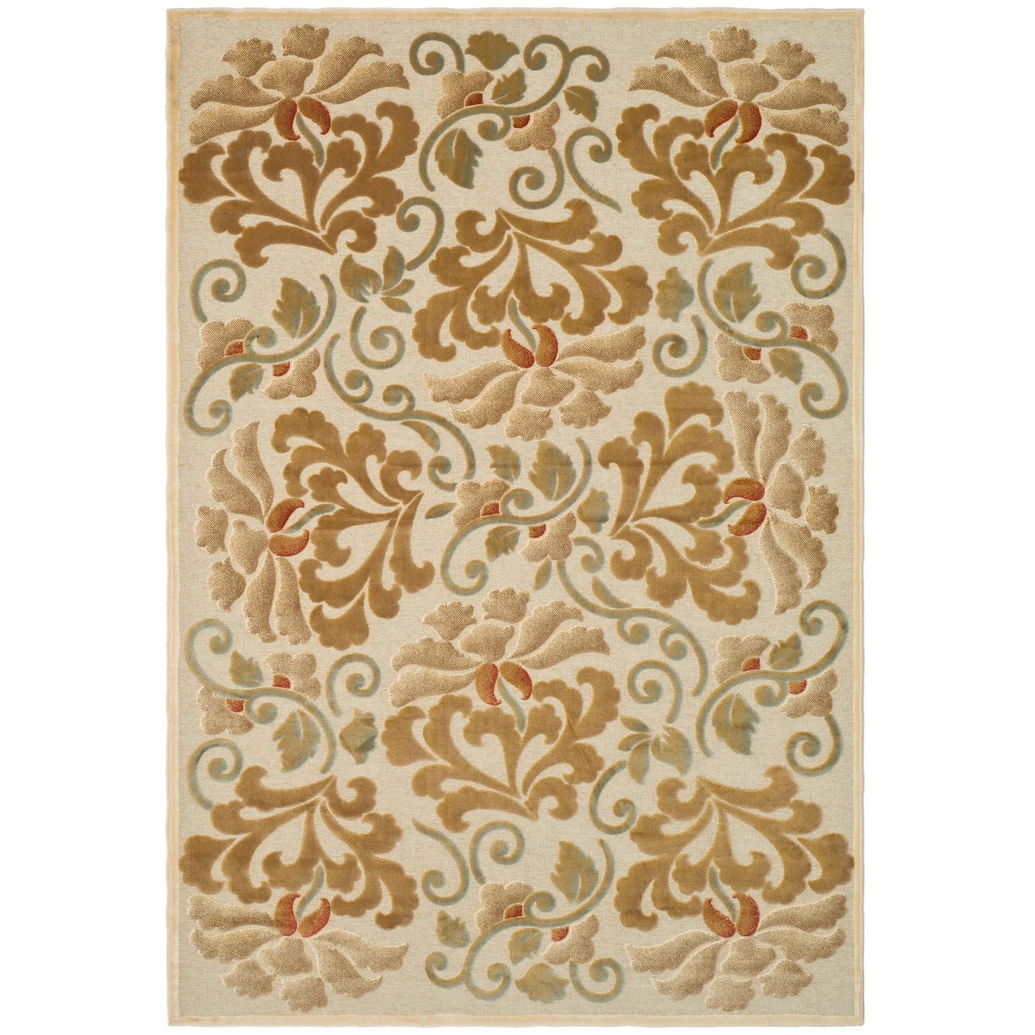 Martha Stewart by SAFAVIEH Handmade Floating Dahlia Viscose Rug