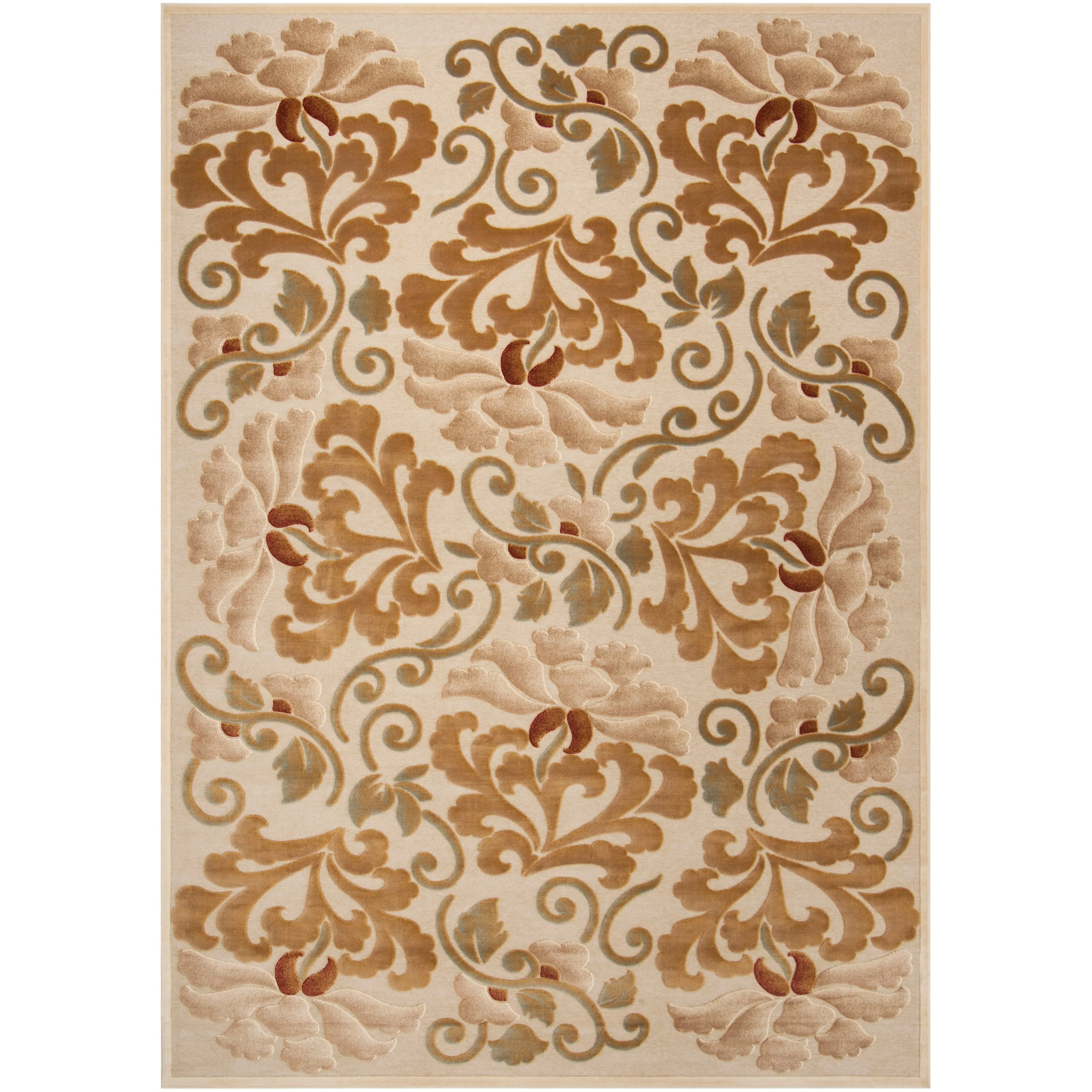 Martha Stewart by SAFAVIEH Handmade Floating Dahlia Viscose Rug