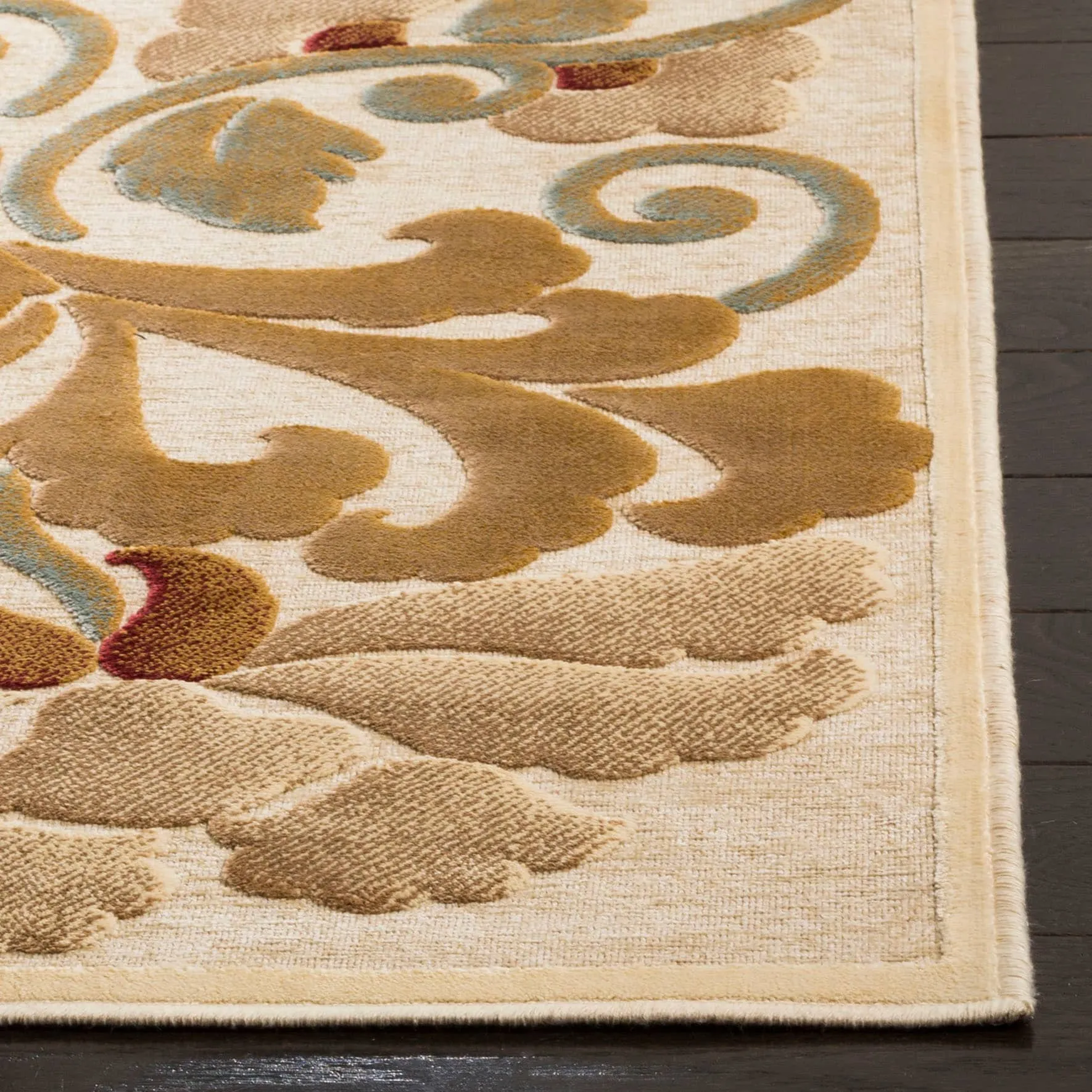 Martha Stewart by SAFAVIEH Handmade Floating Dahlia Viscose Rug