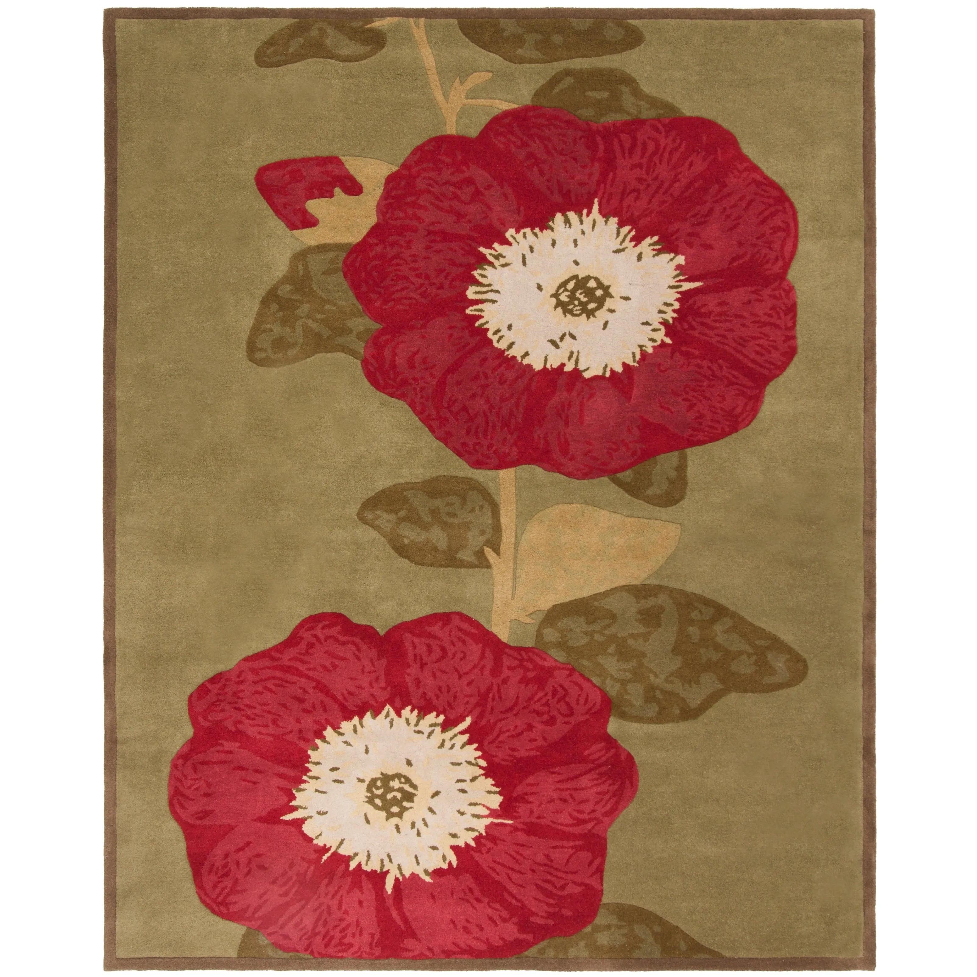 Martha Stewart by SAFAVIEH Pauliina Floral Wool Rug