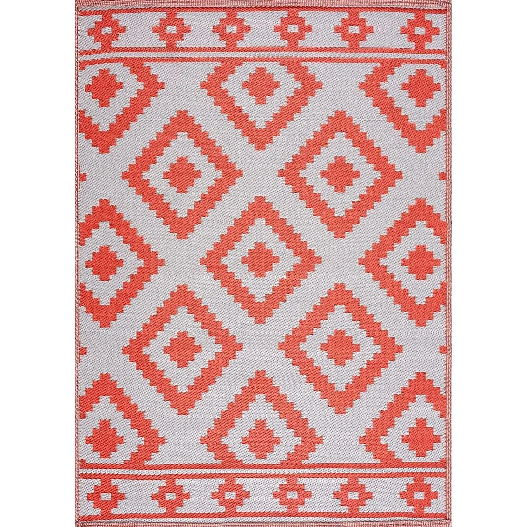 Milan Lightweight Reversible Recycled Plastic Outdoor Floor Mat/Rug