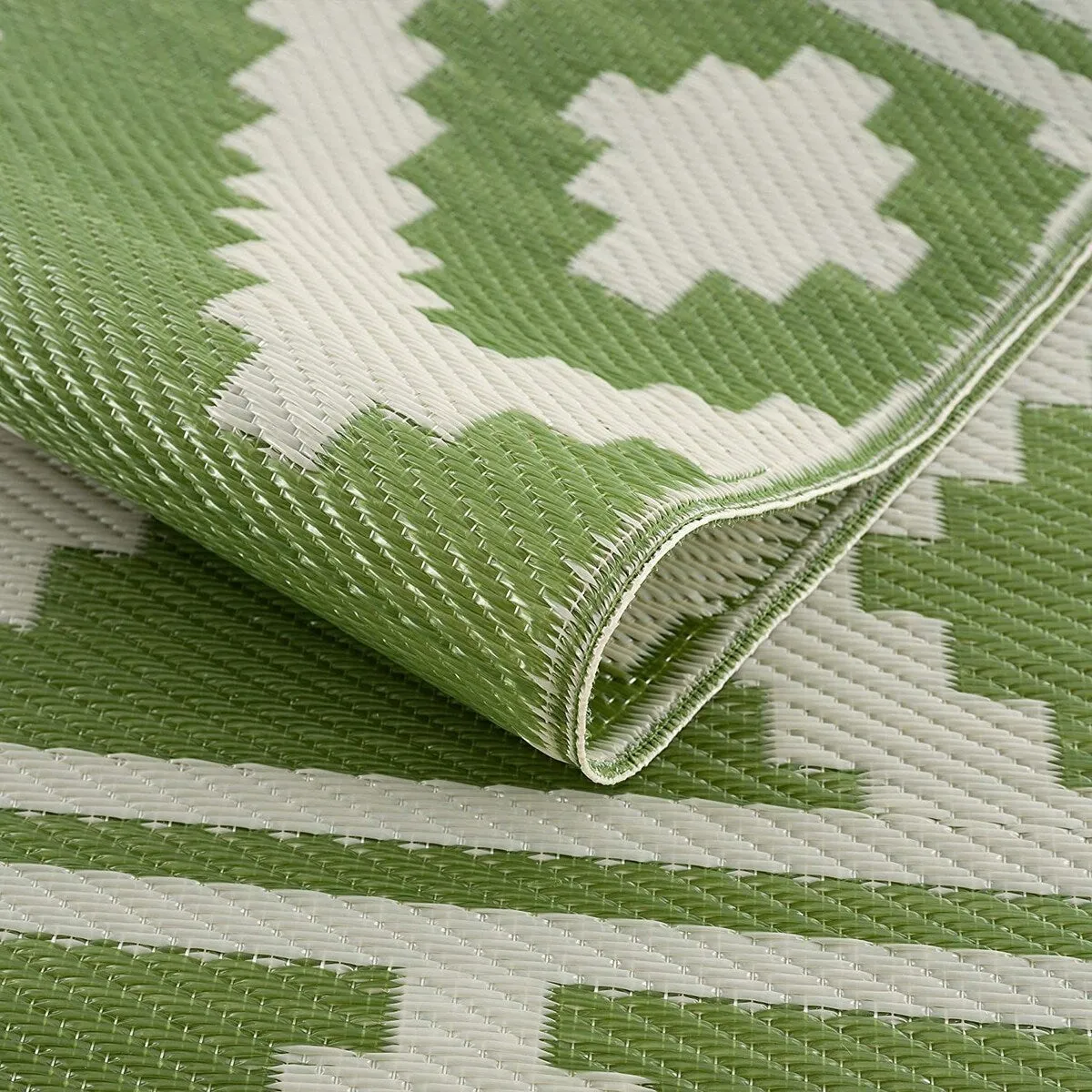 Milan Lightweight Reversible Recycled Plastic Outdoor Floor Mat/Rug