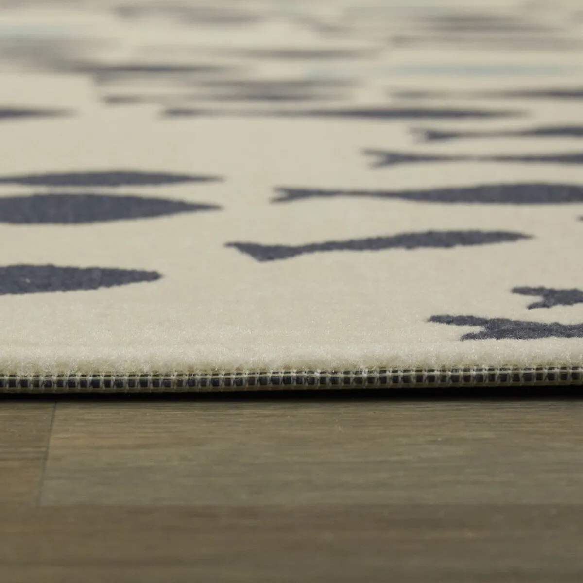 Mod-Tod School of Fish Coastal Area Rug