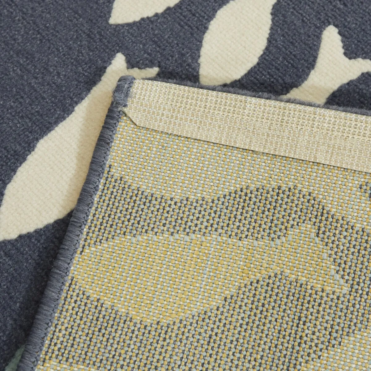 Mod-Tod School of Fish Coastal Area Rug