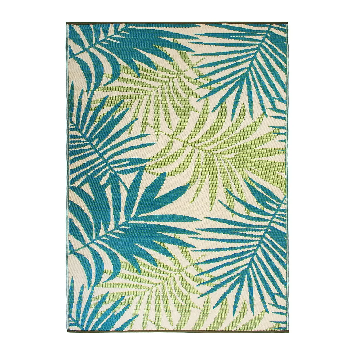 Modern Floral Reversible Plastic Outdoor Rugs