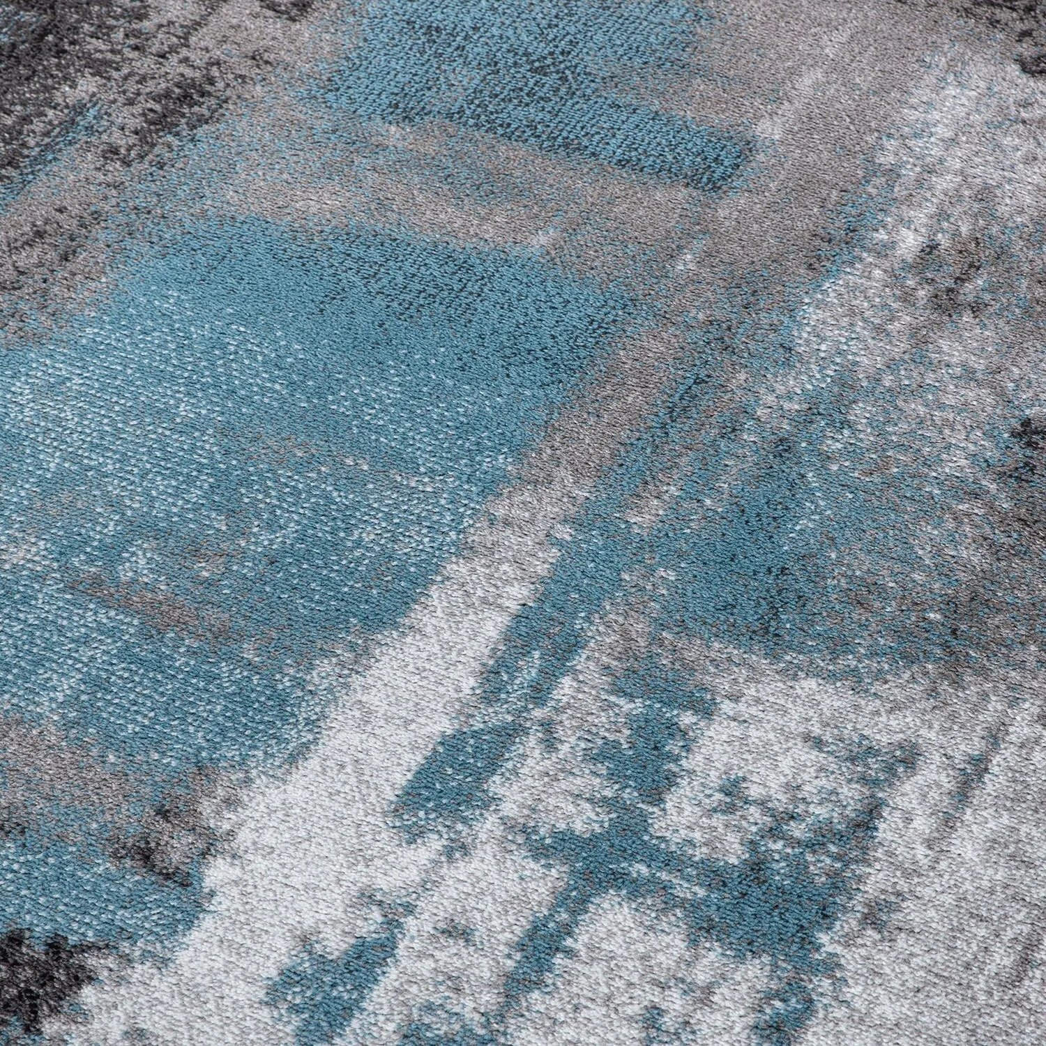 Modern Watercolor Abstract Design Area Rug