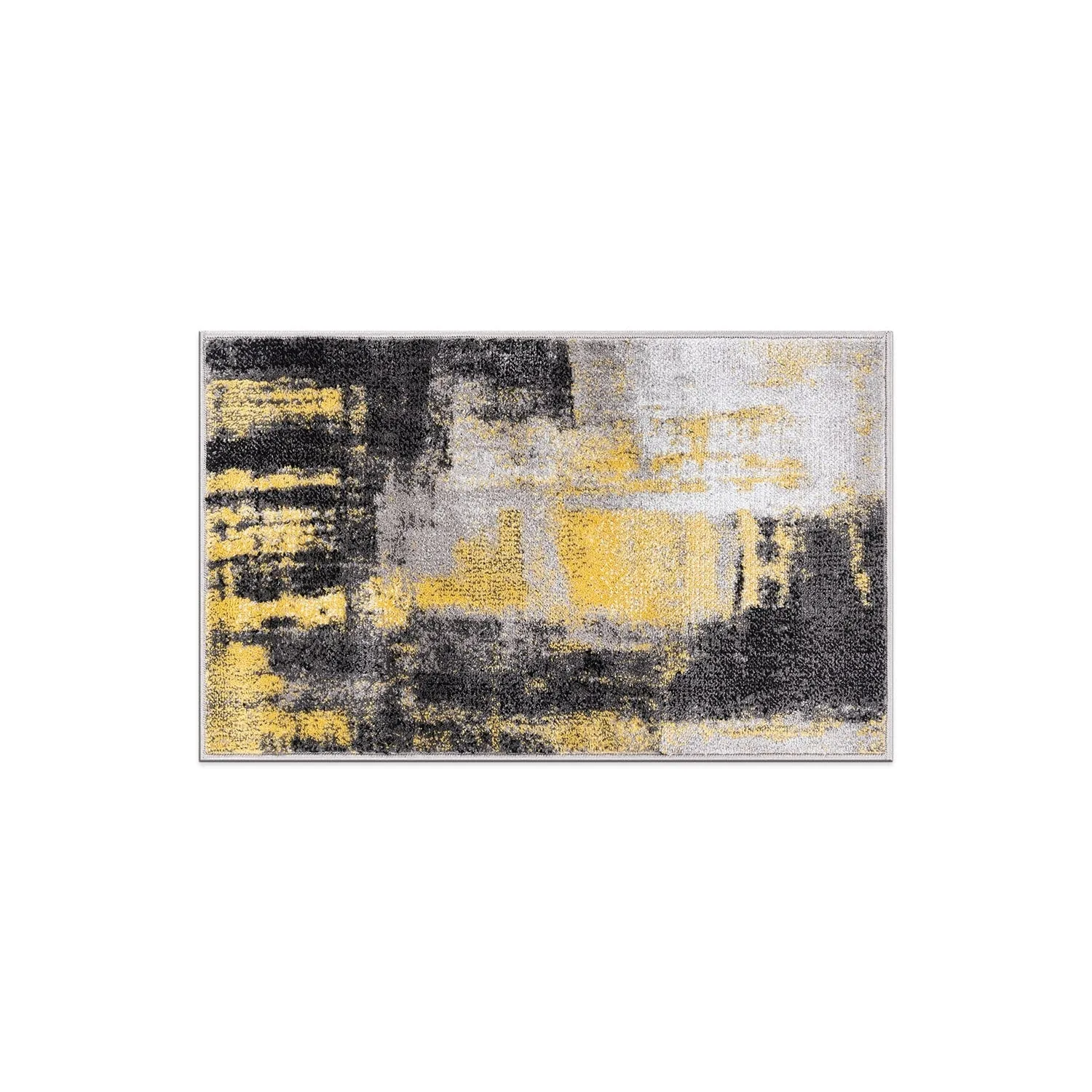 Modern Watercolor Abstract Design Area Rug