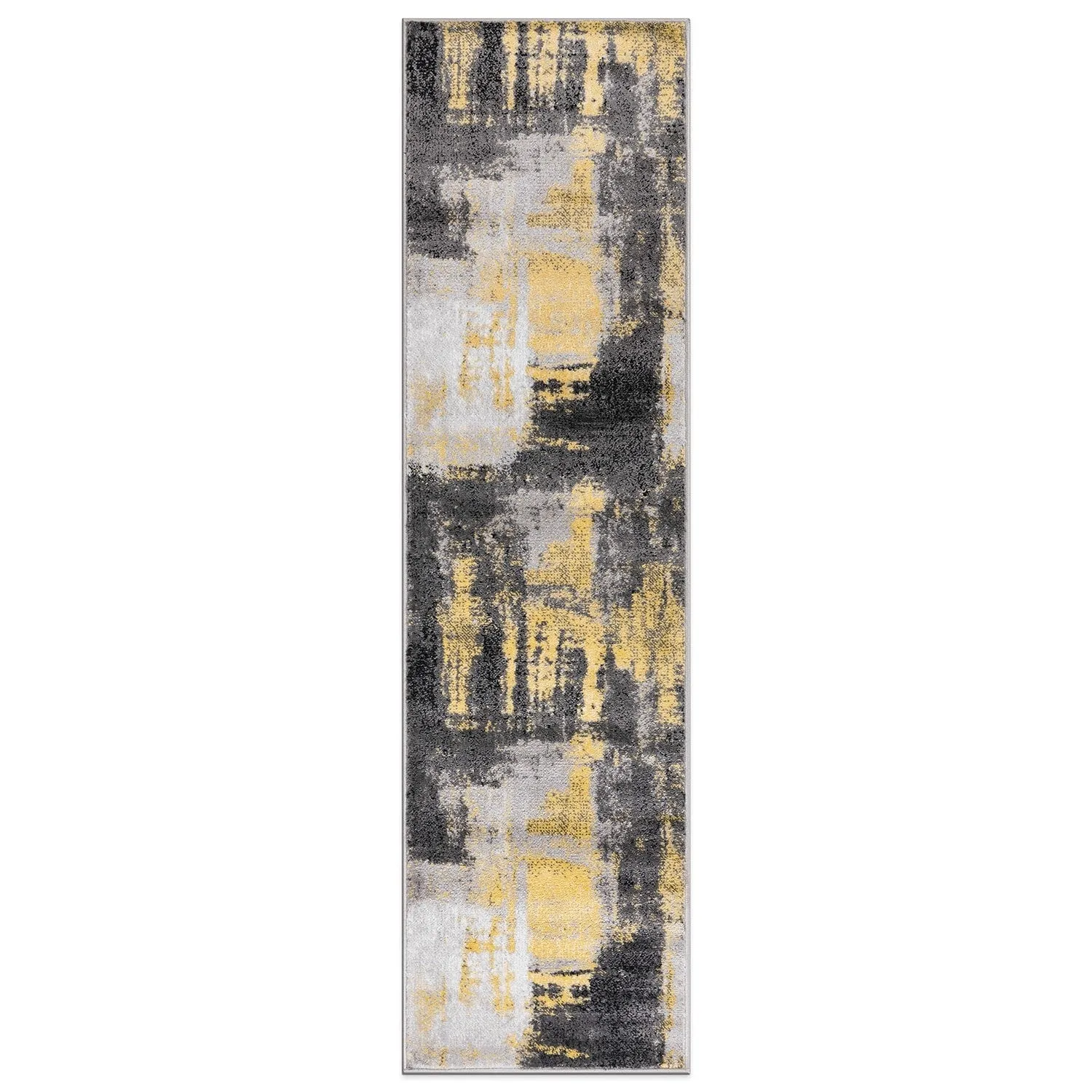 Modern Watercolor Abstract Design Area Rug