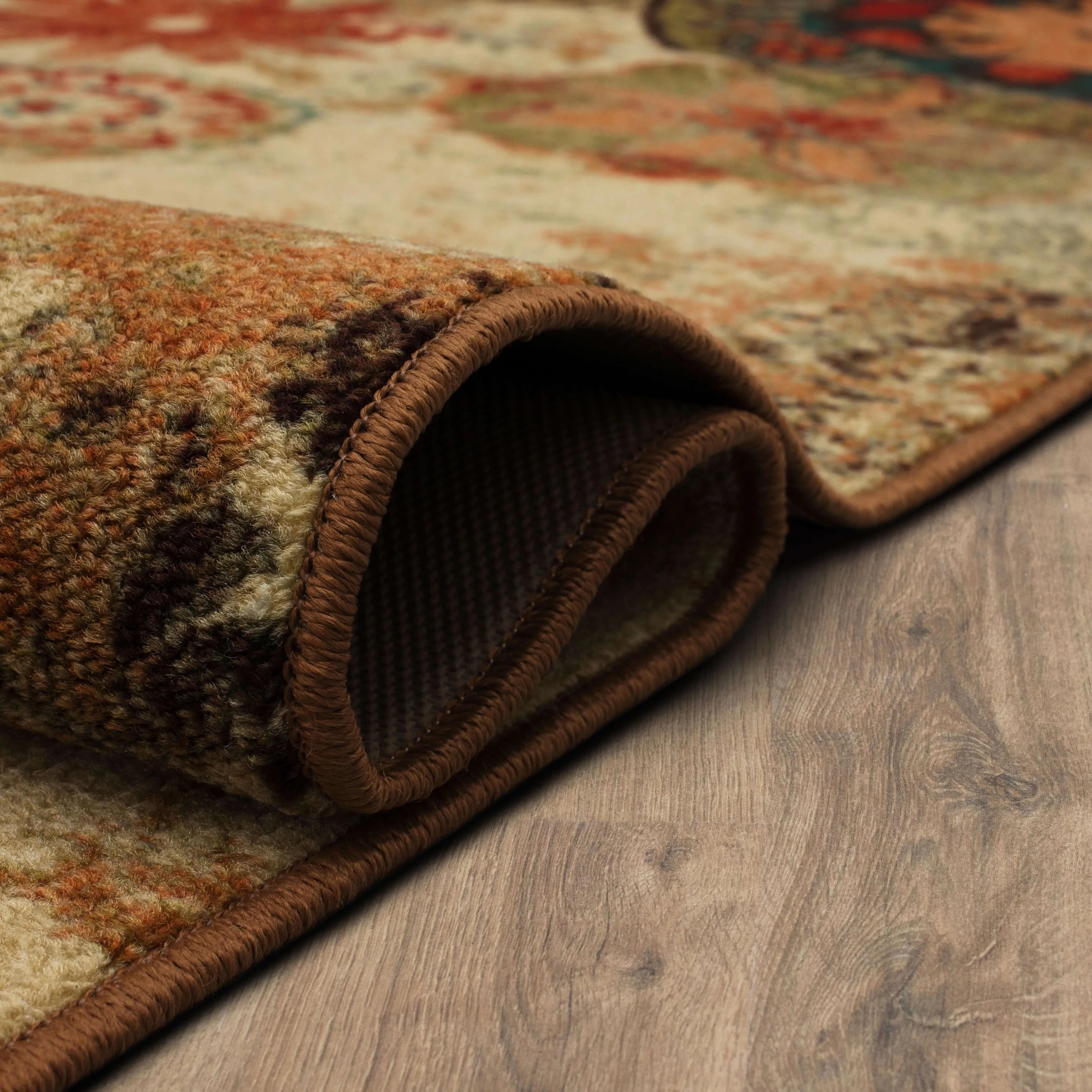 Mohawk Home Alexa Floral Medallion Area Rug