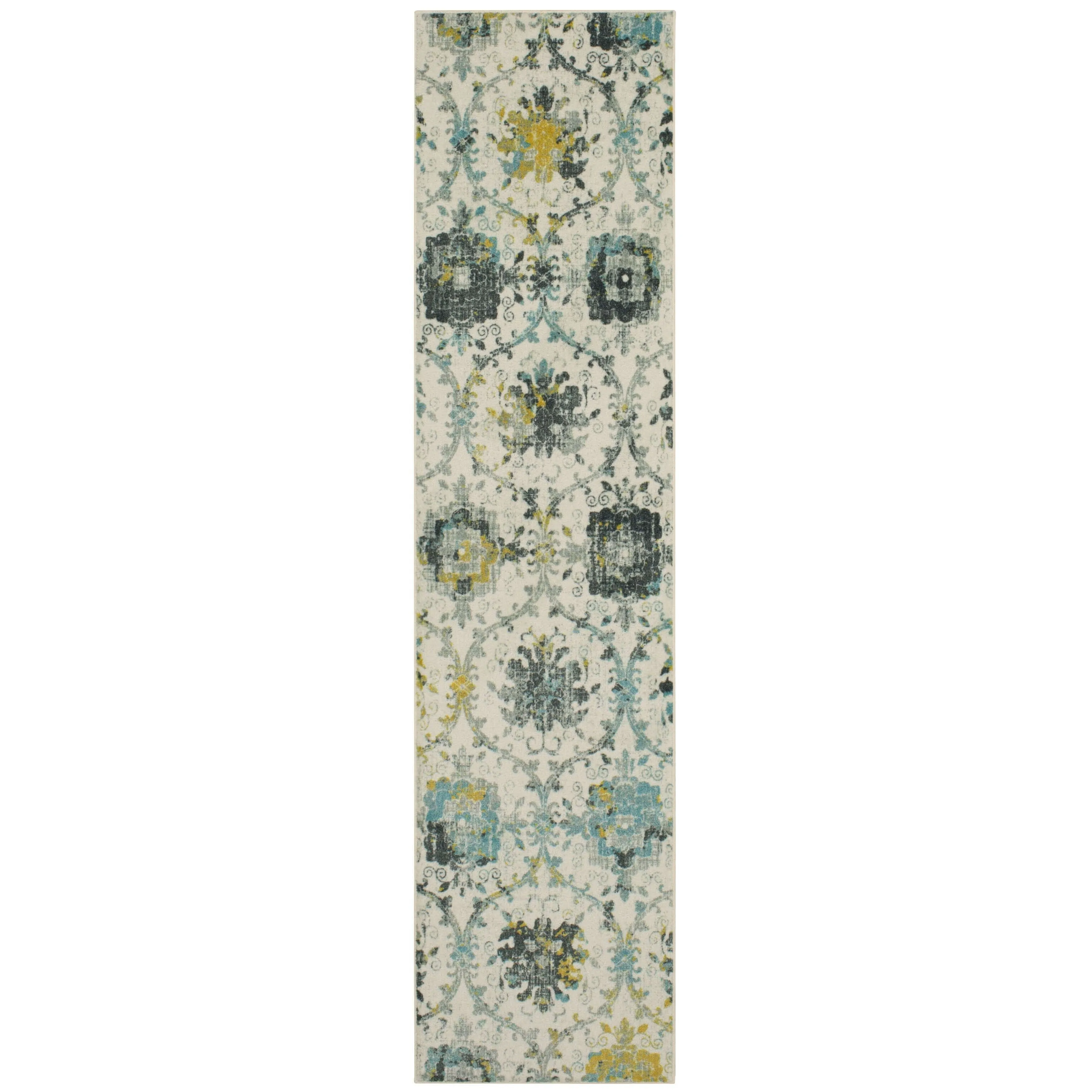 Mohawk Home Amherst Floral Ornamental Medallion Area Rug