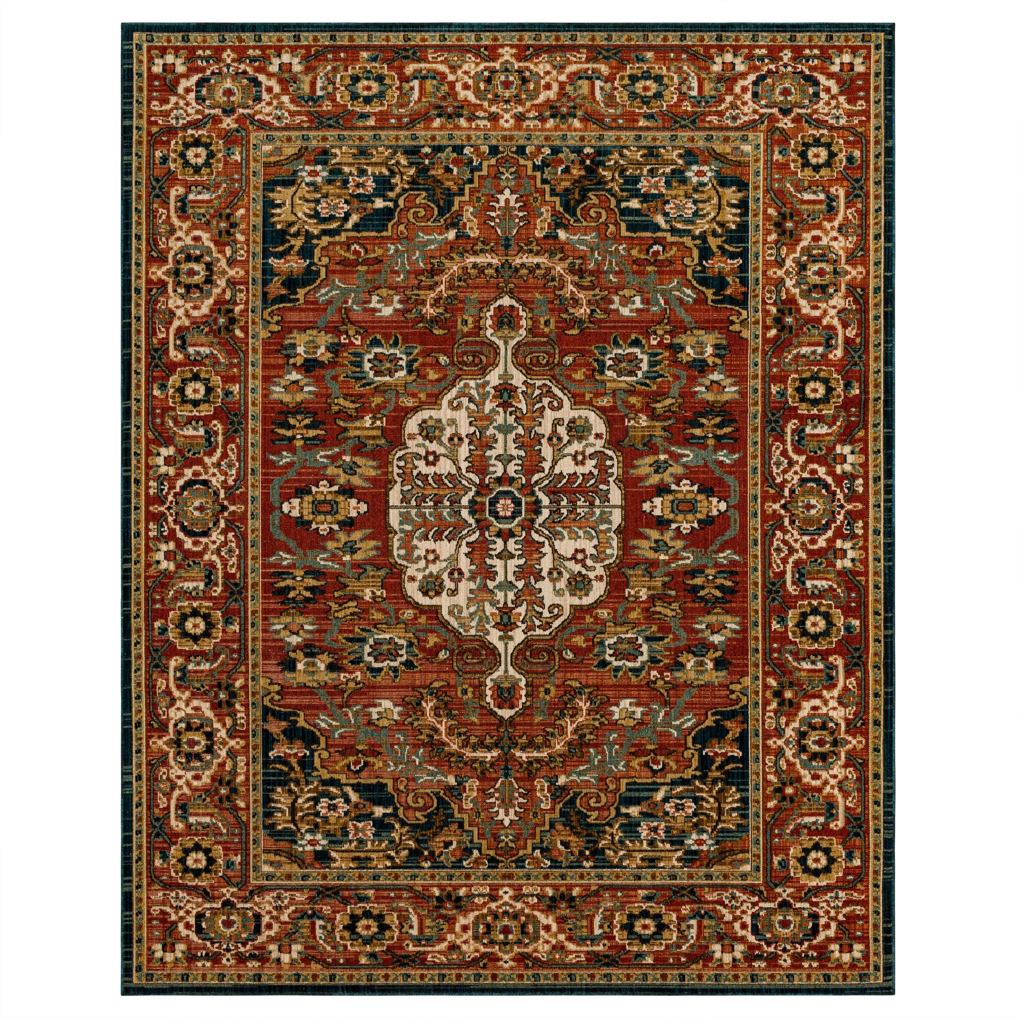 Mohawk Home Bilpass Ornamental Medallion Area Rug