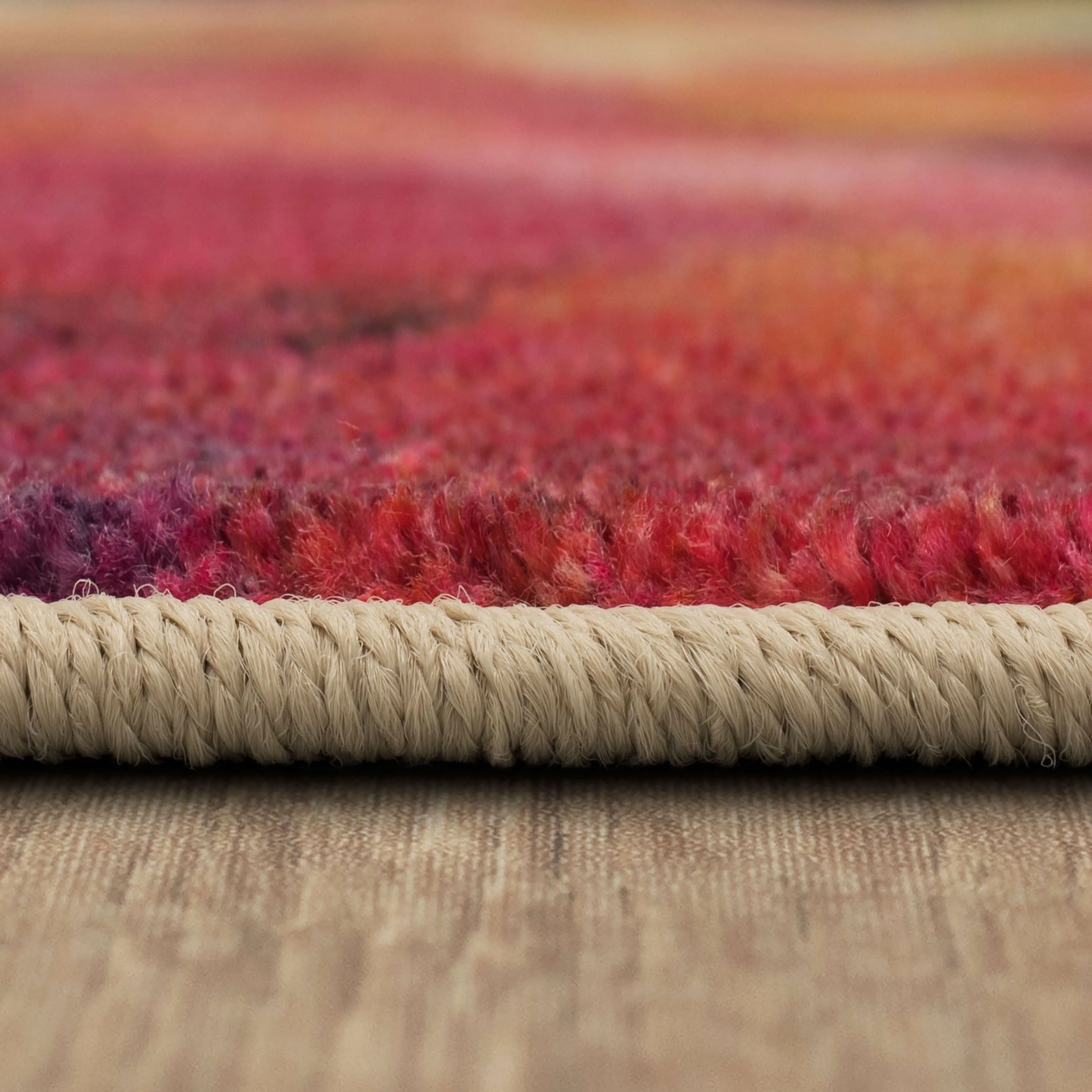 Mohawk Home Blurred Blossoms Abstract Floral Area Rug