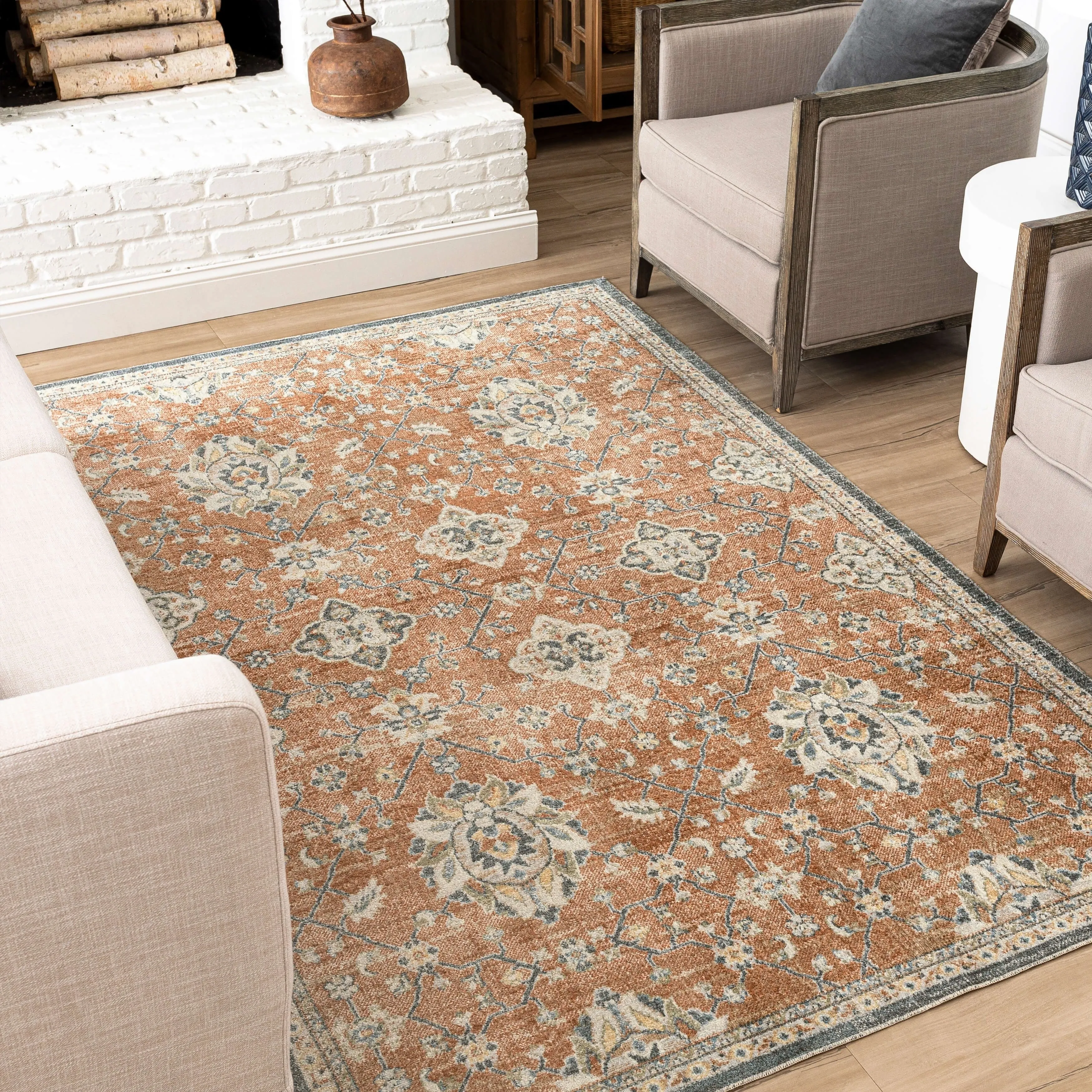 Mohawk Home Delphi Oriental Ornamental Area Rug
