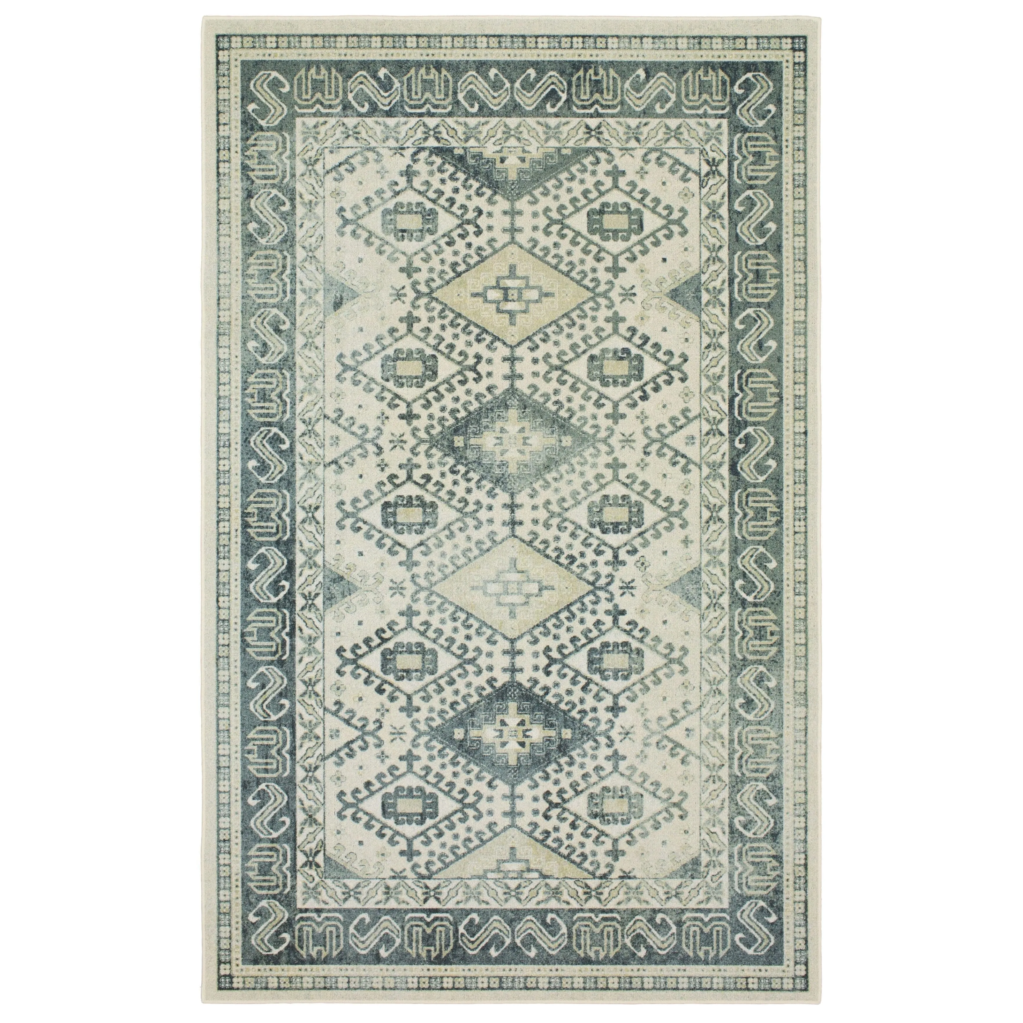 Mohawk Home Diamond Tribal Medallion Area Rug