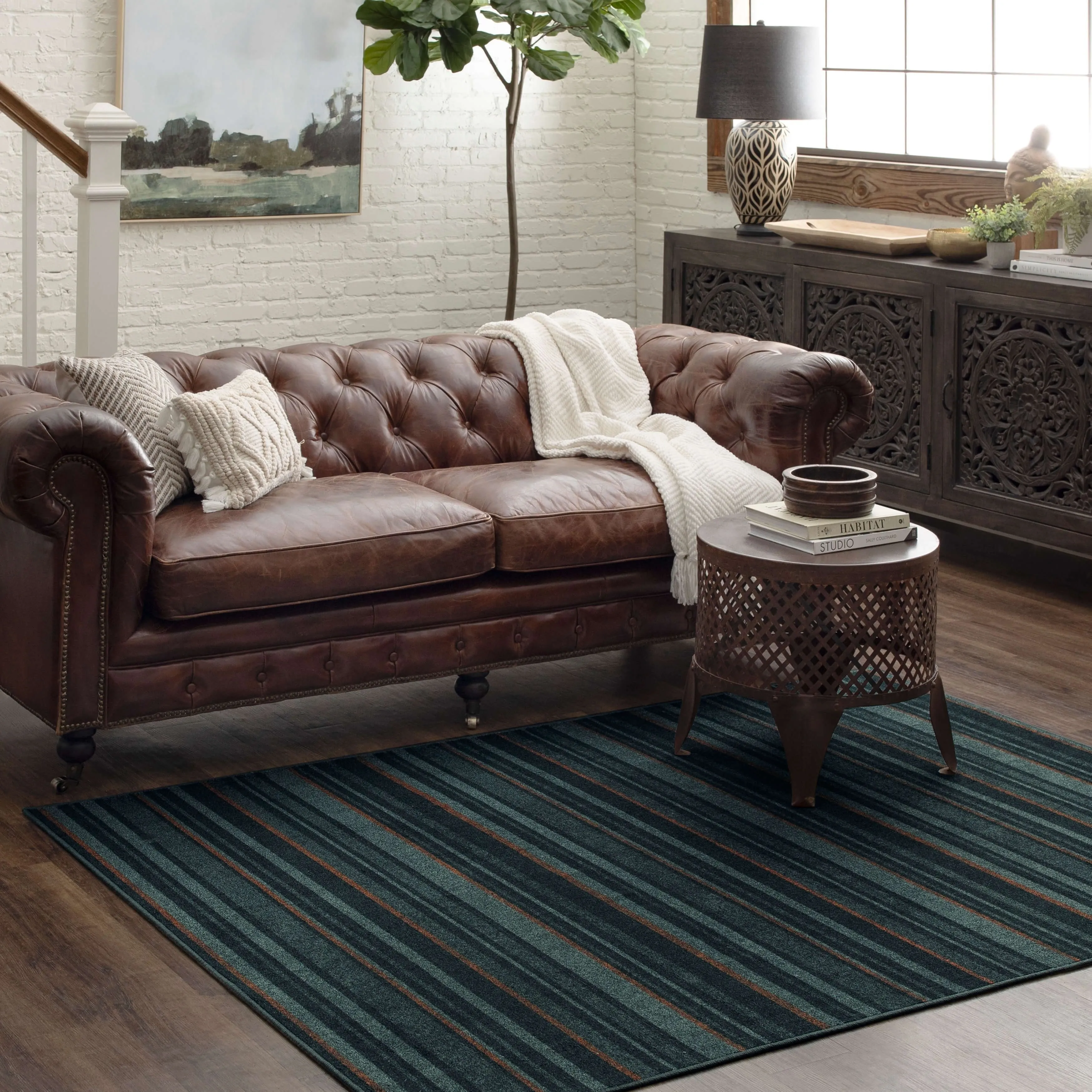Mohawk Home Emeree Striped Area Rug