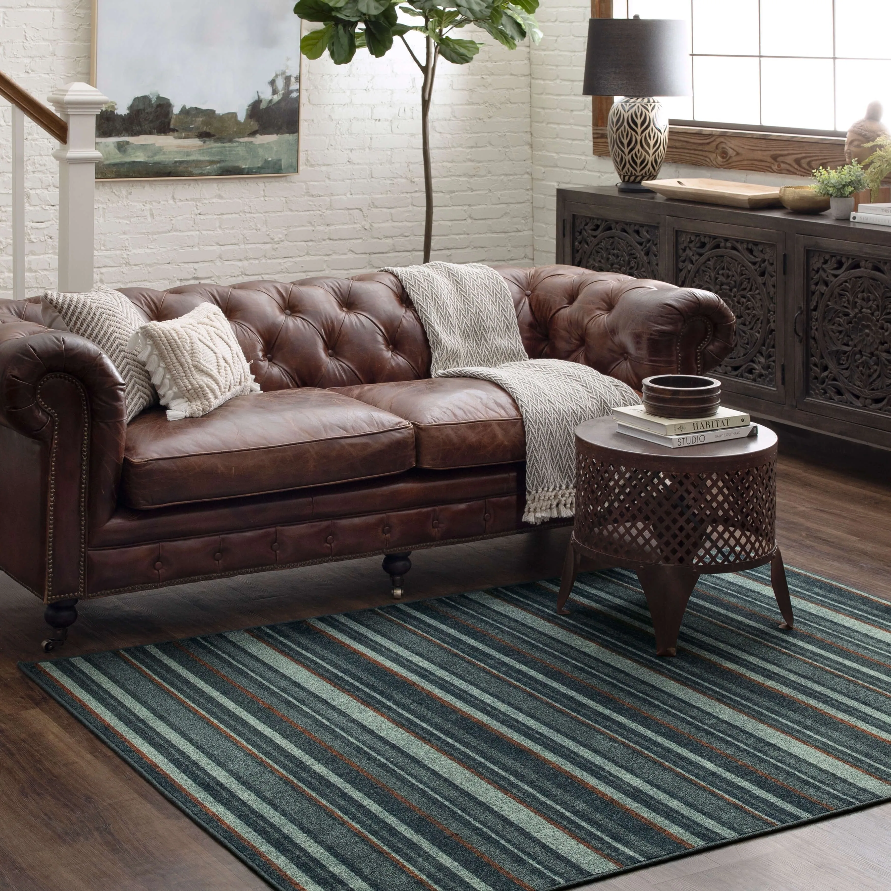 Mohawk Home Emeree Striped Area Rug