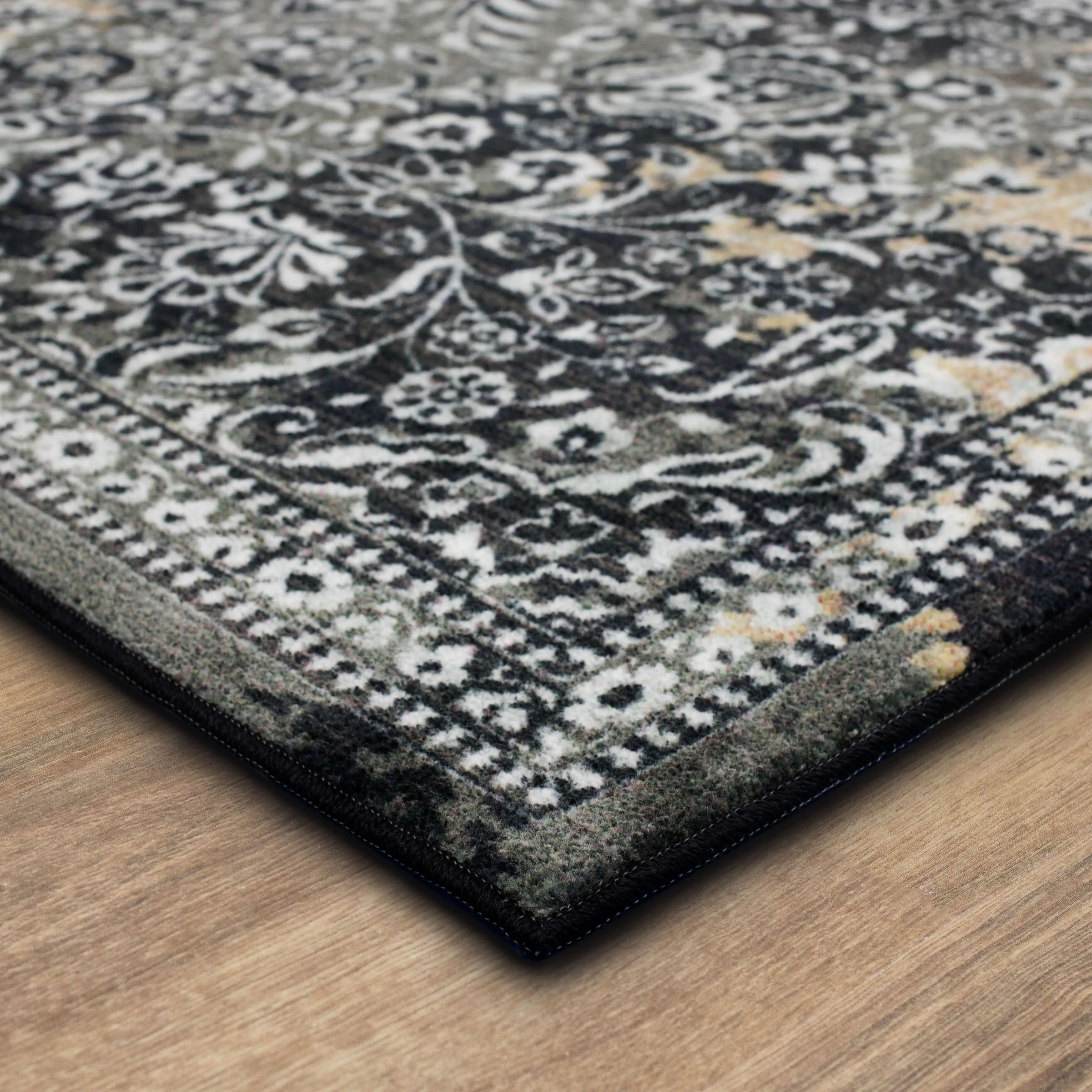 Mohawk Home Garden City Distressed Floral Area Rug
