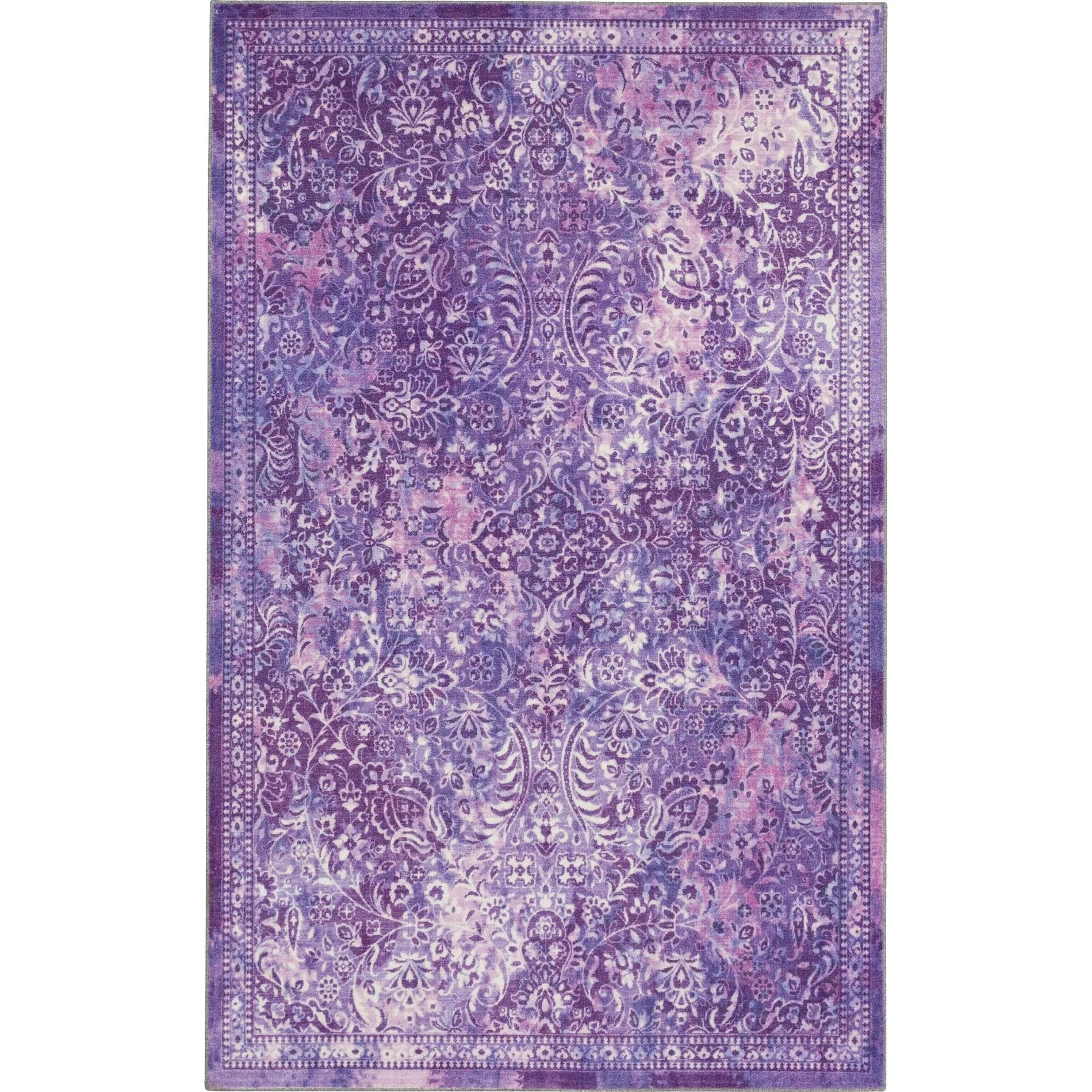 Mohawk Home Garden City Distressed Floral Area Rug