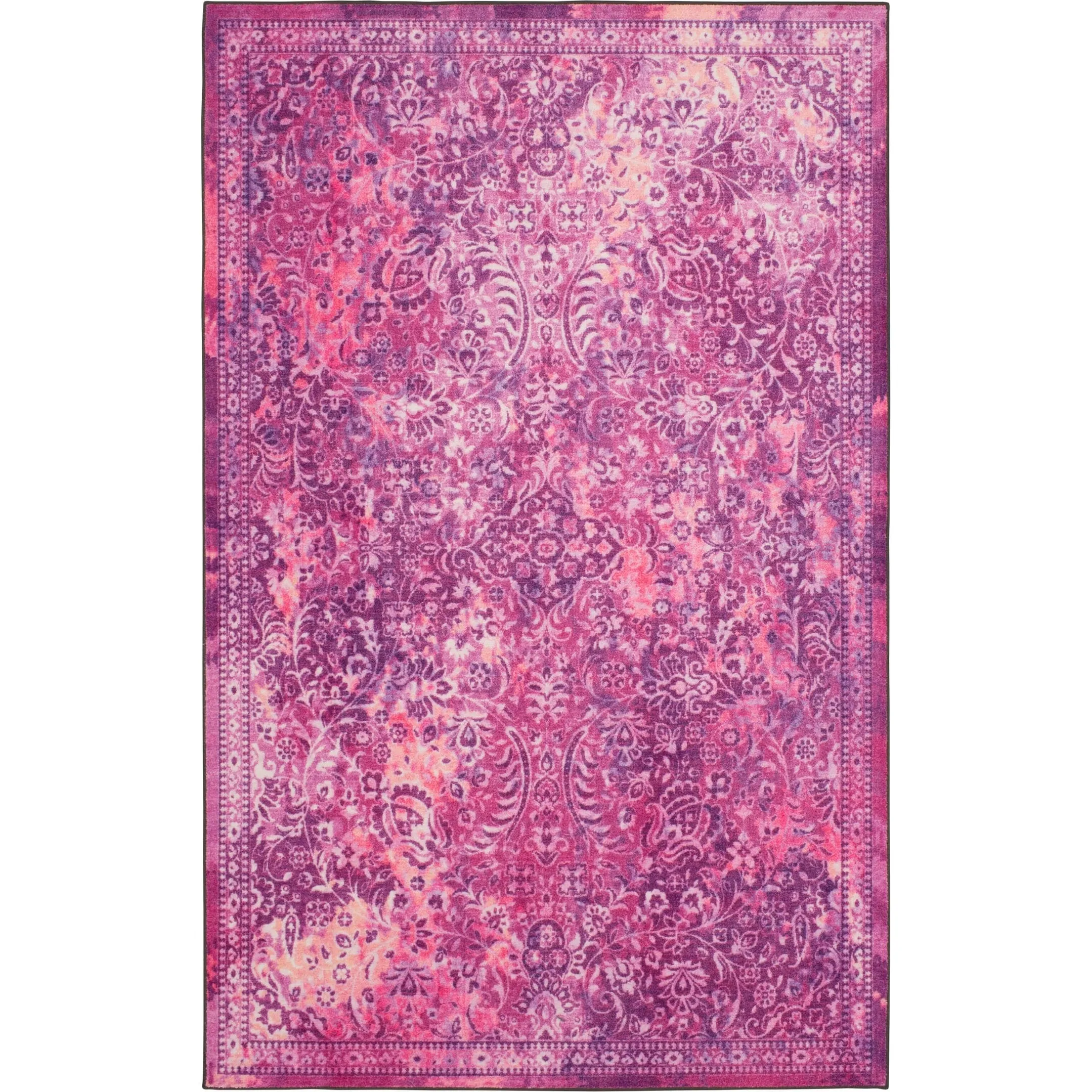Mohawk Home Garden City Distressed Floral Area Rug