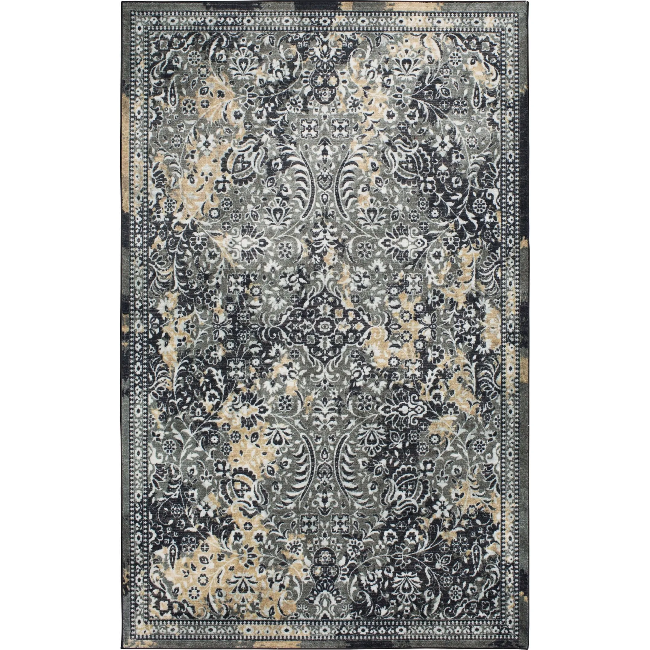 Mohawk Home Garden City Distressed Floral Area Rug