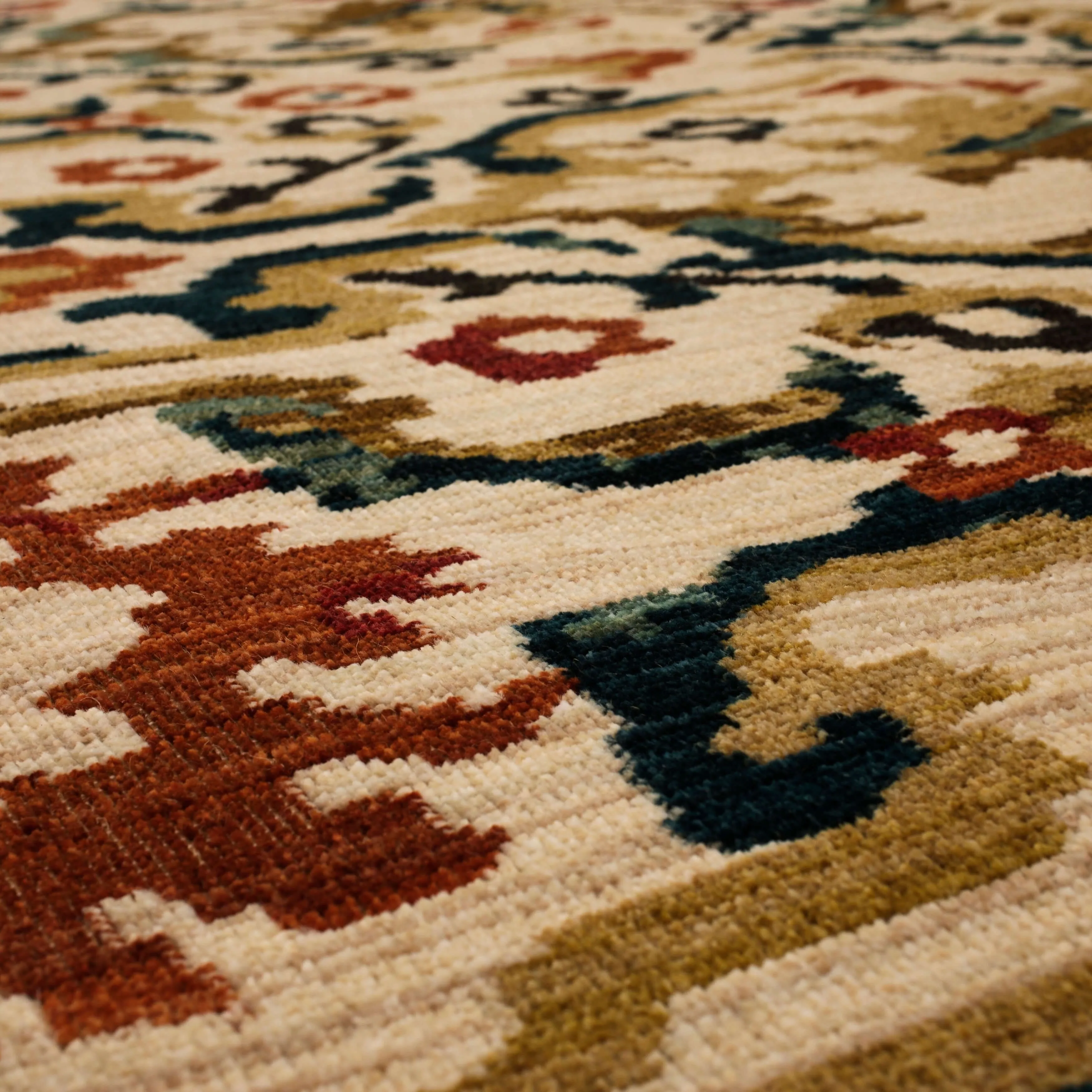 Mohawk Home Hale Floral Ikat Area Rug
