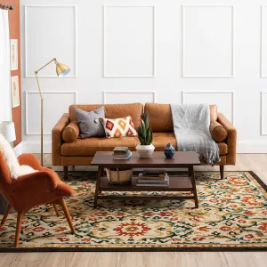 Mohawk Home Hale Floral Ikat Area Rug