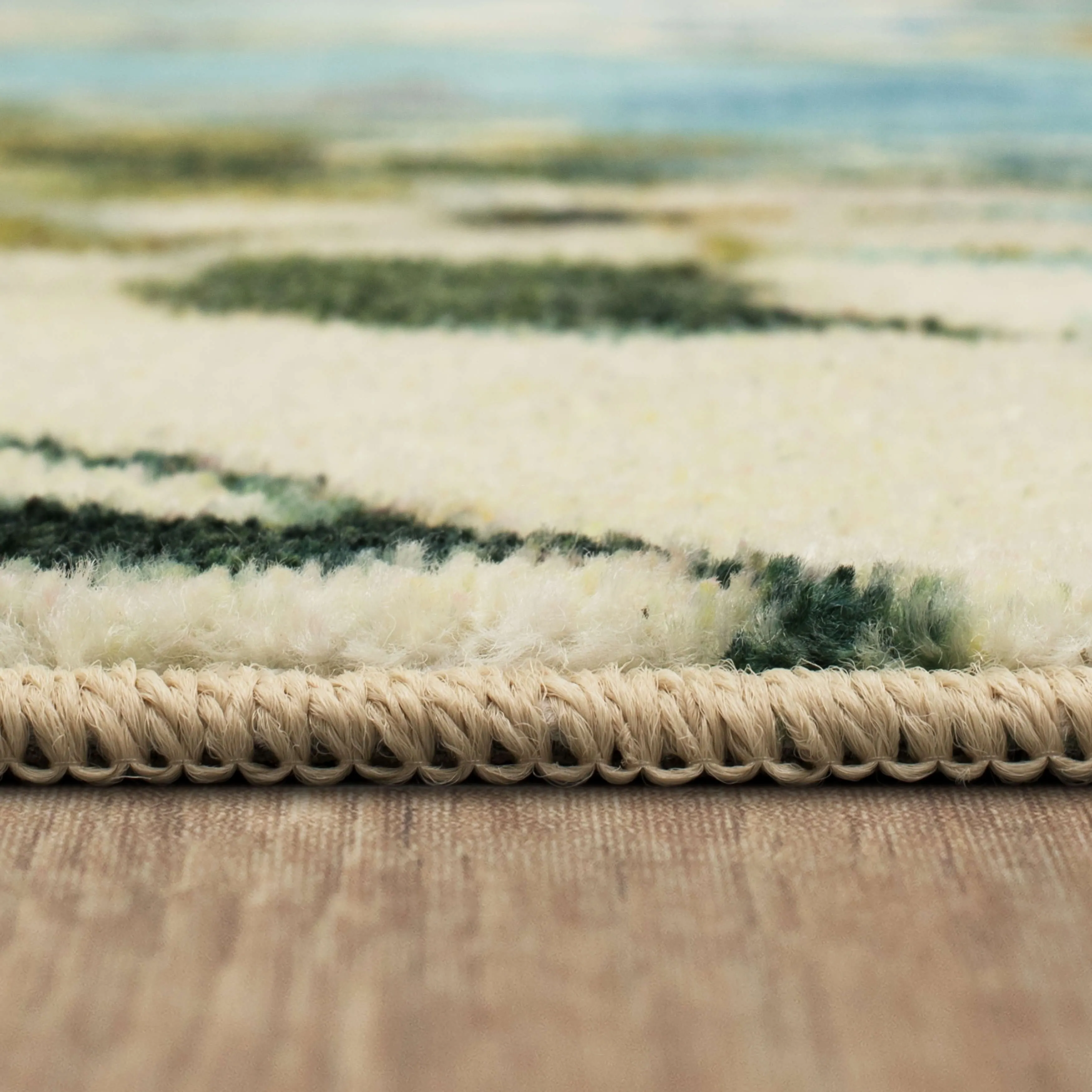 Mohawk Home Hydrangea Blooms Floral Area Rug