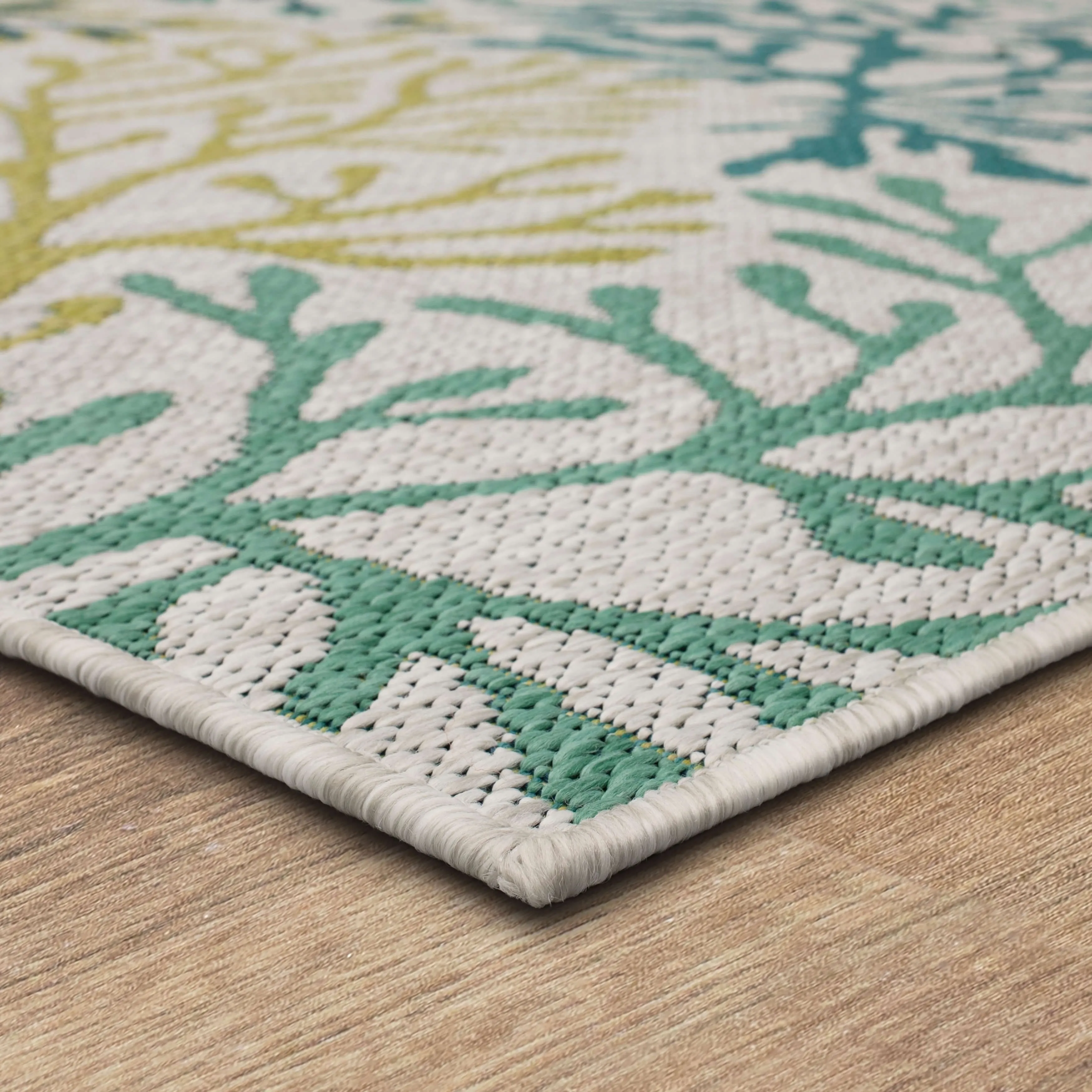 Mohawk Home Indoor/Outdoor Sea Kelp Nautical Patio Area Rug