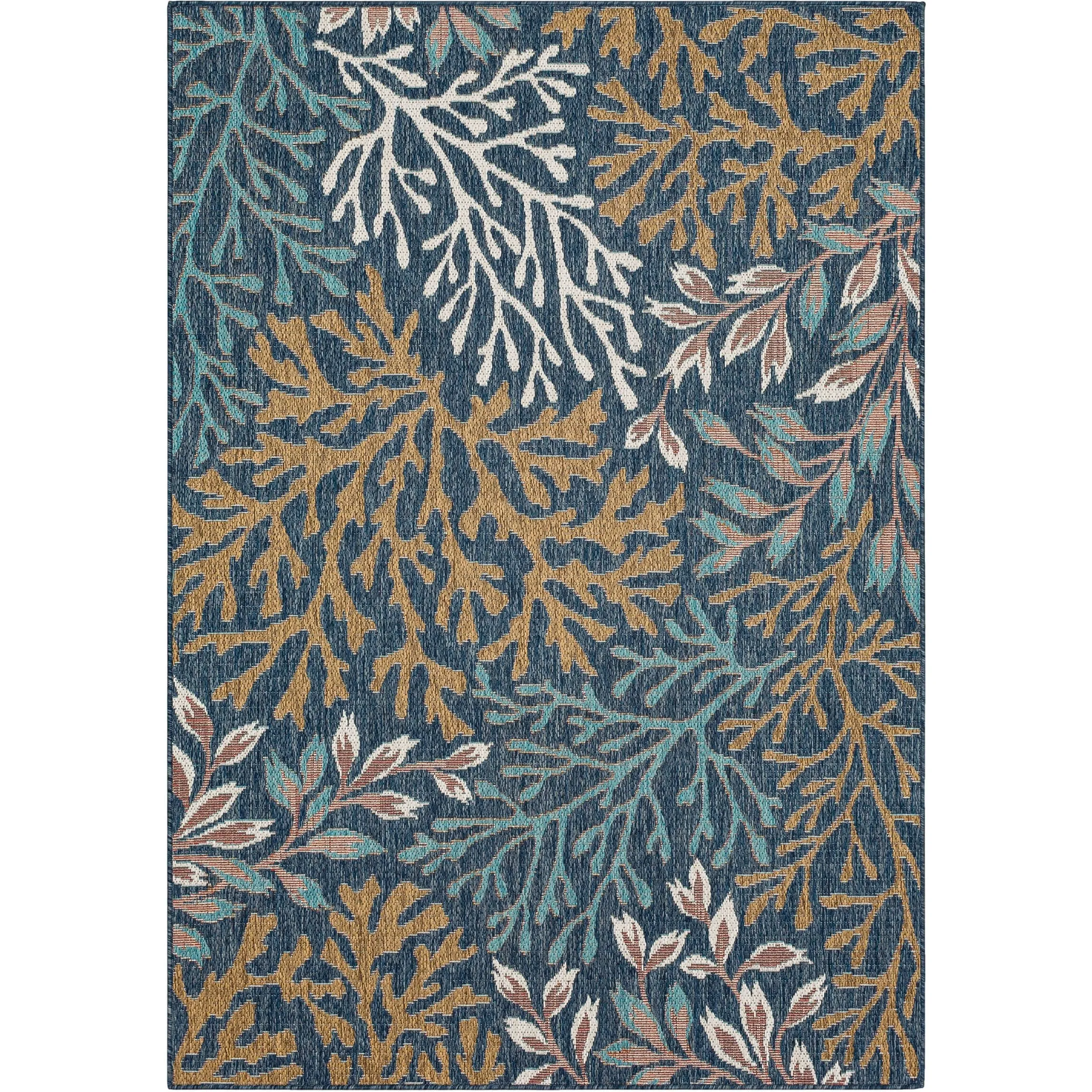 Mohawk Home Indoor/Outdoor Sea Kelp Nautical Patio Area Rug