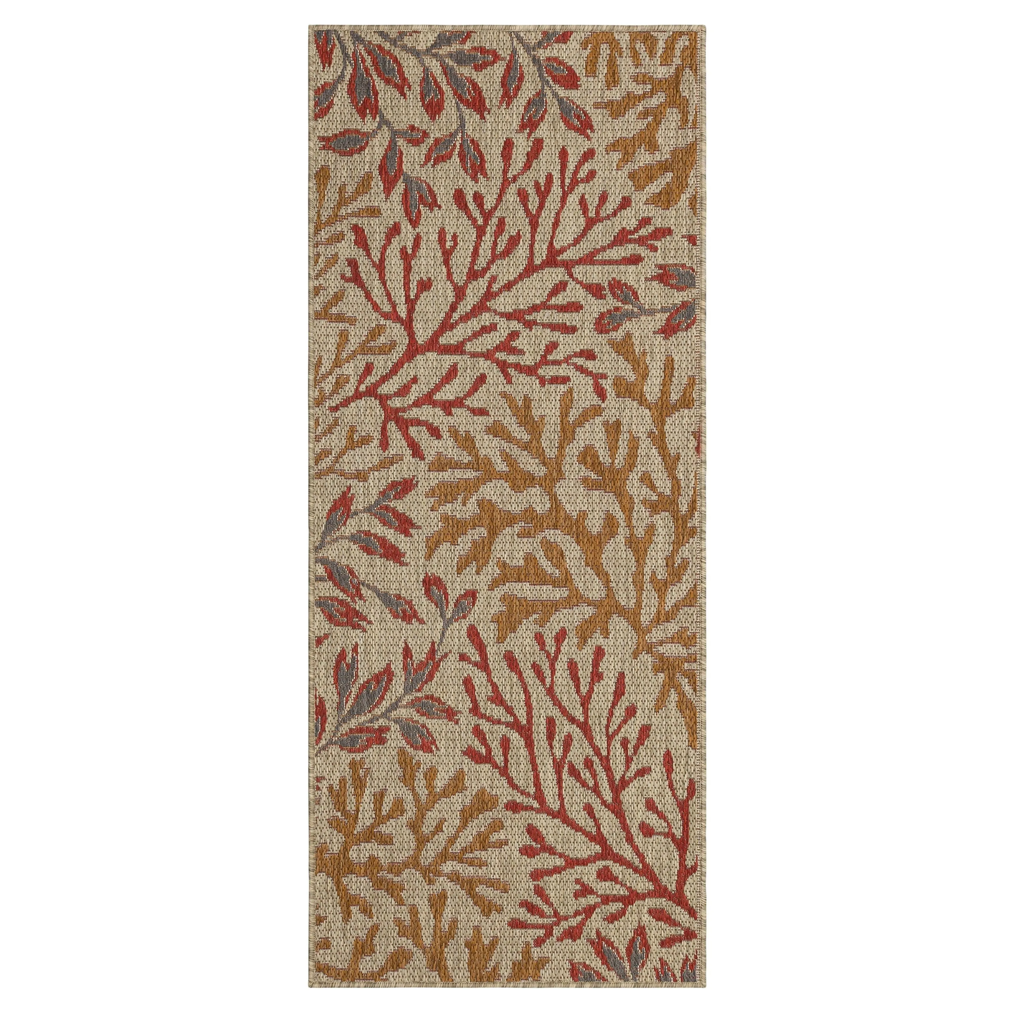 Mohawk Home Indoor/Outdoor Sea Kelp Nautical Patio Area Rug