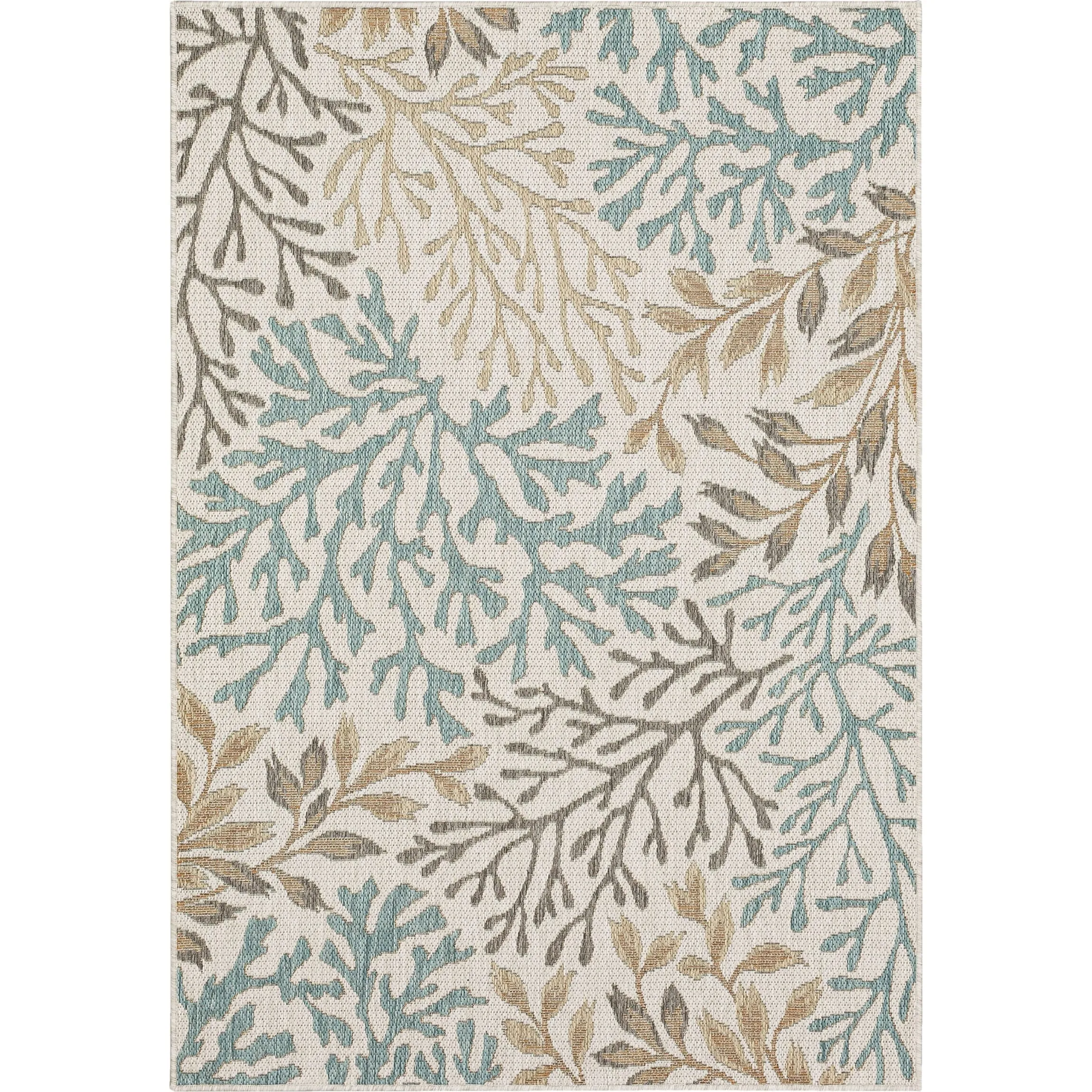 Mohawk Home Indoor/Outdoor Sea Kelp Nautical Patio Area Rug