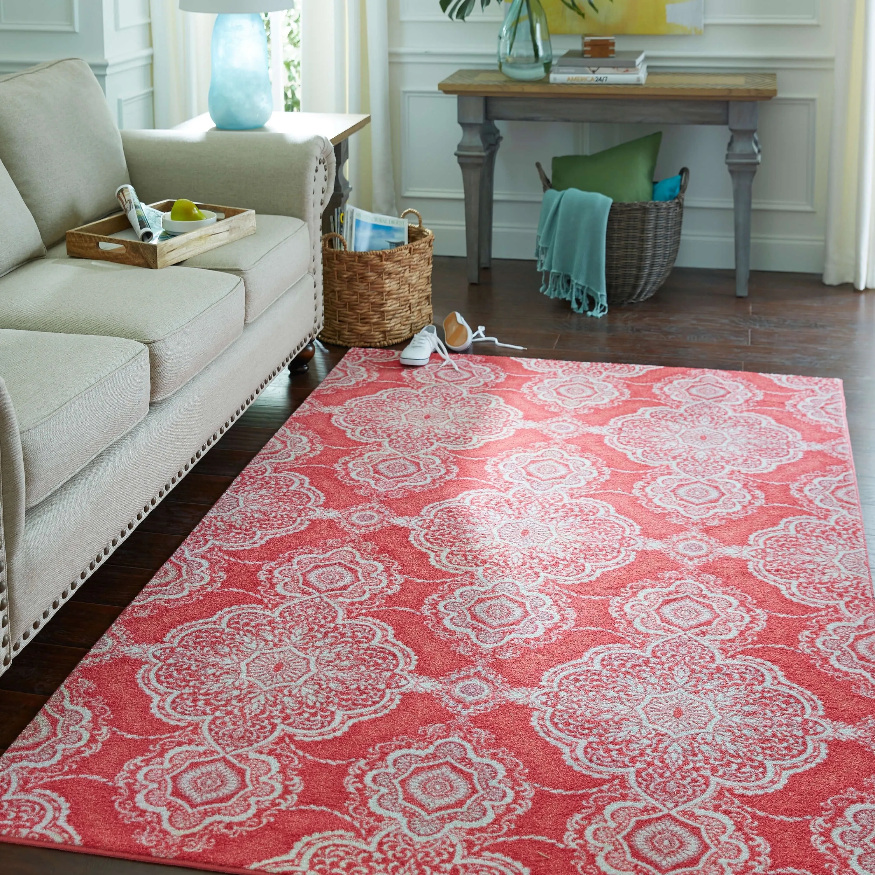 Mohawk Home Isabella Ornamental Medallion Area Rug