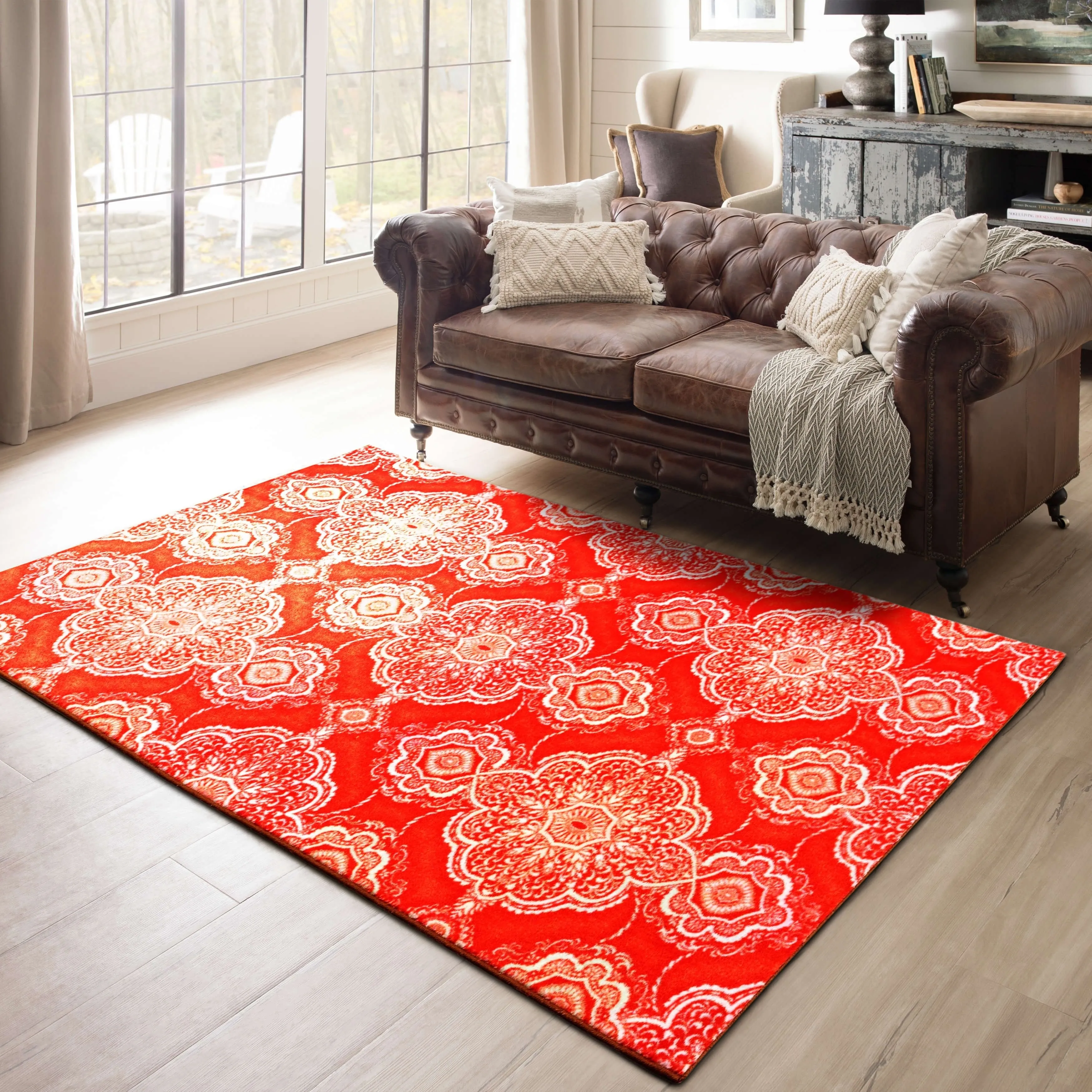 Mohawk Home Isabella Ornamental Medallion Area Rug