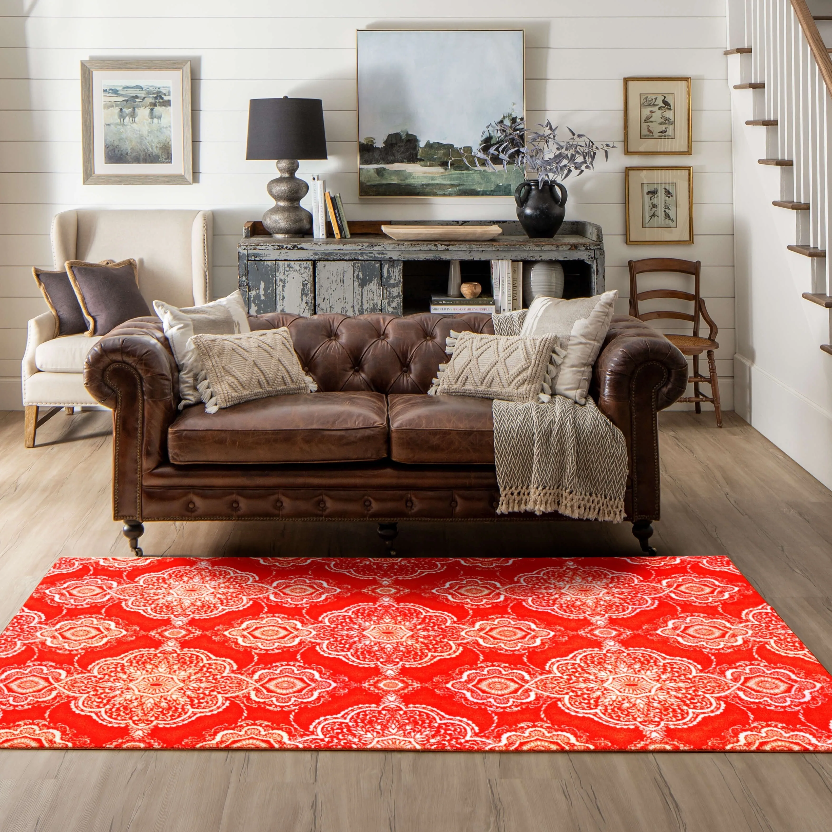Mohawk Home Isabella Ornamental Medallion Area Rug